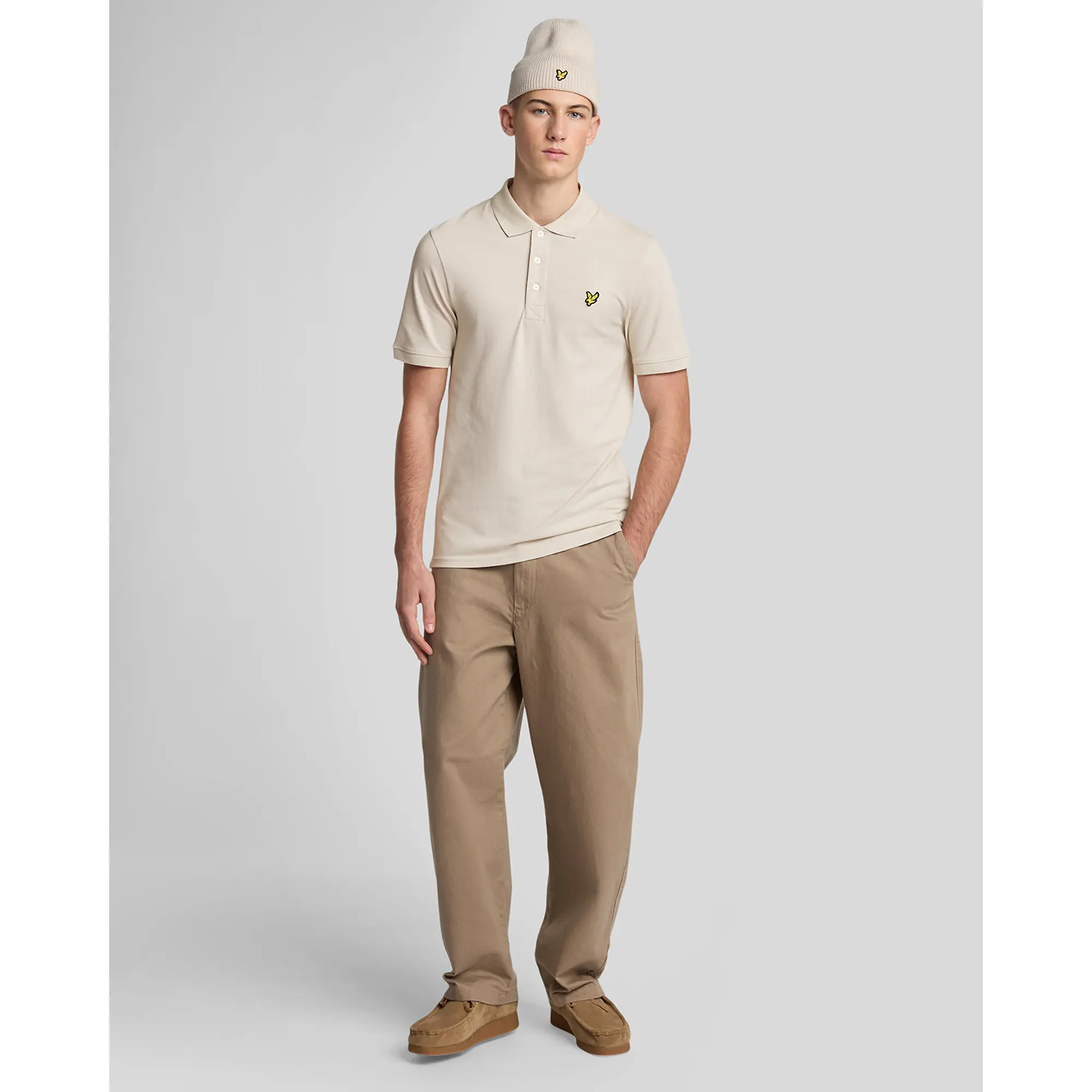 Product image 3 of 5 of Lyle & Scott Men's Plain Polo Shirt - Cove