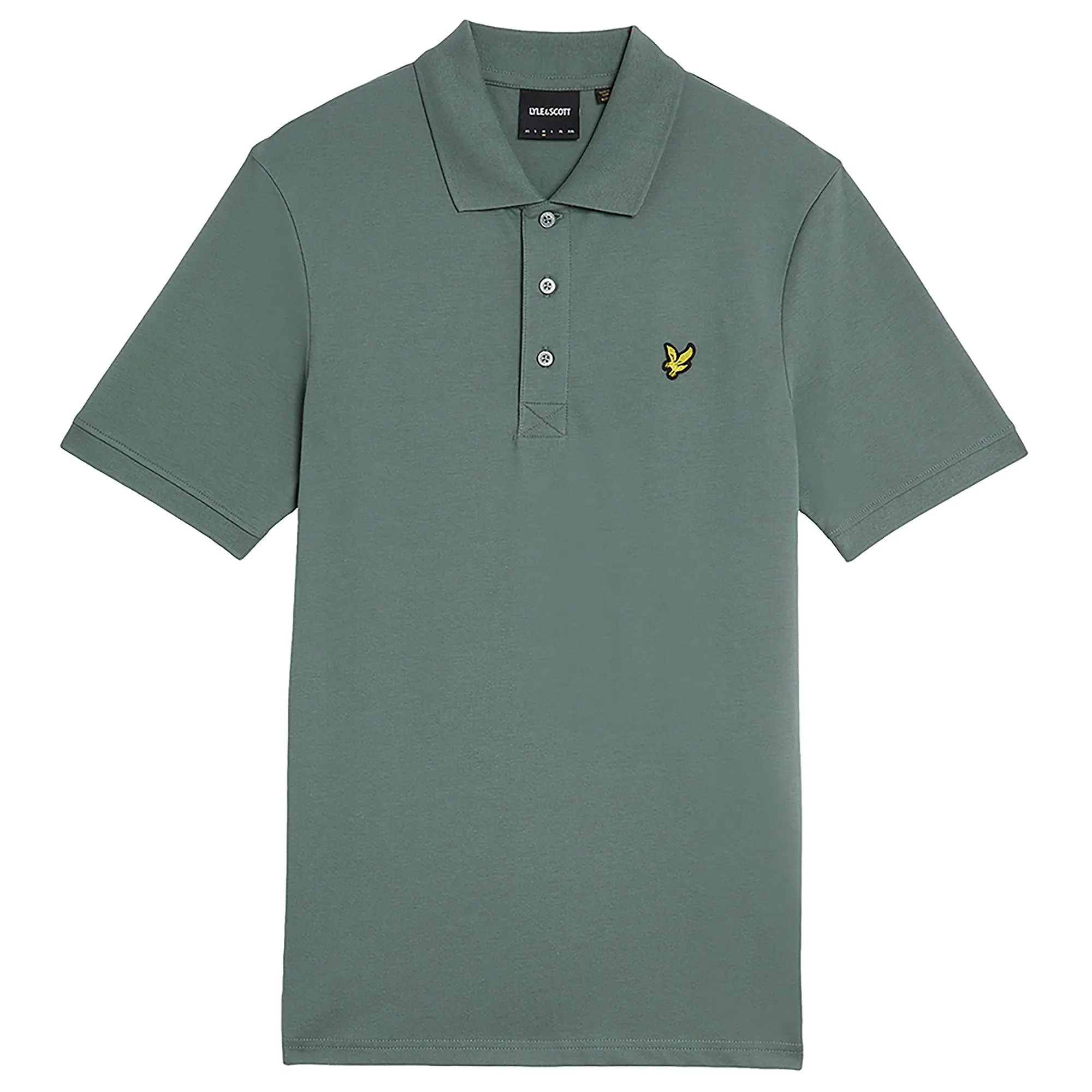 Product image 1 of 5 of Lyle & Scott Men's Plain Polo Shirt - Green Mercurial