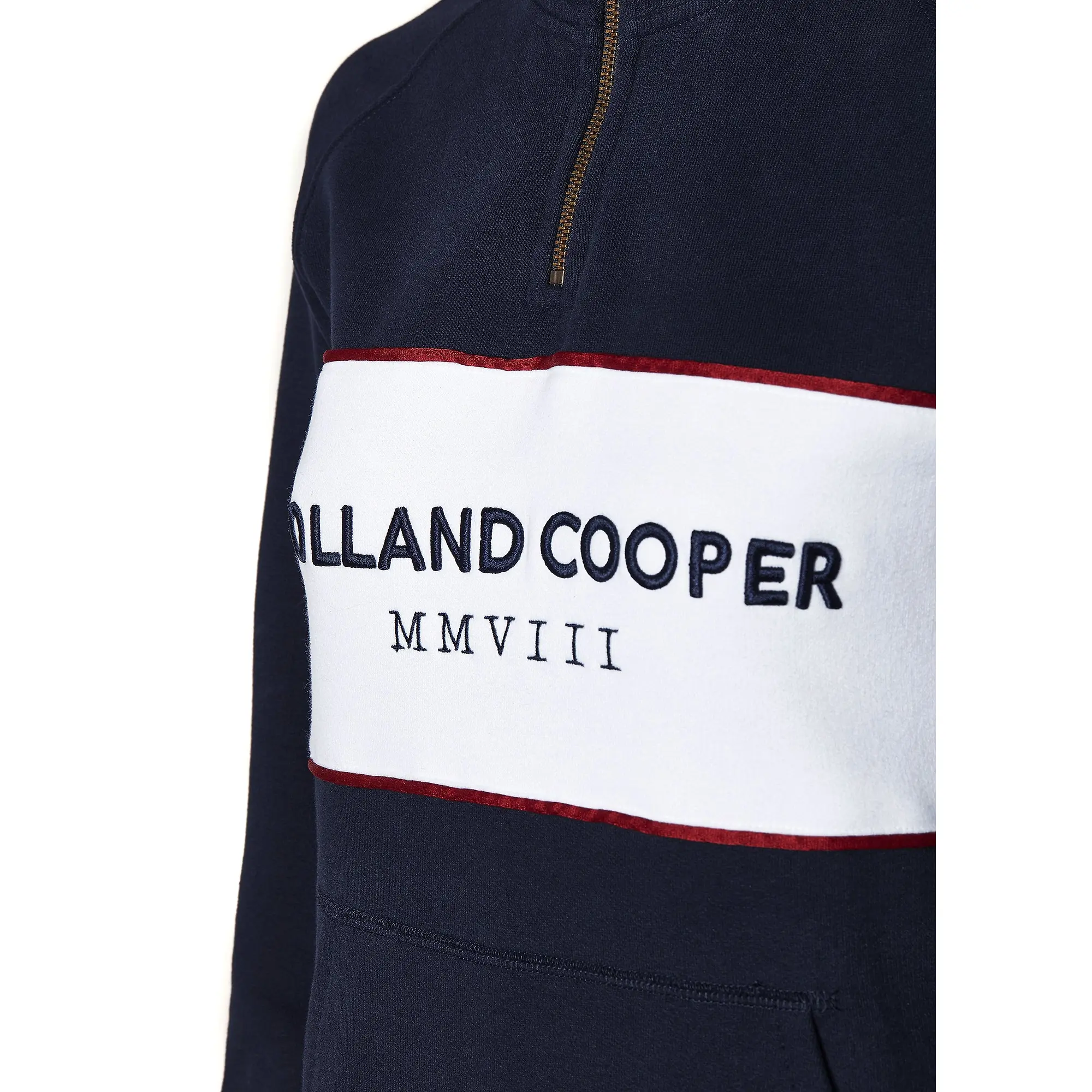 Product image 11 of 11 of Holland Cooper Women's Sporting Heritage Zip Henley - Ink Navy