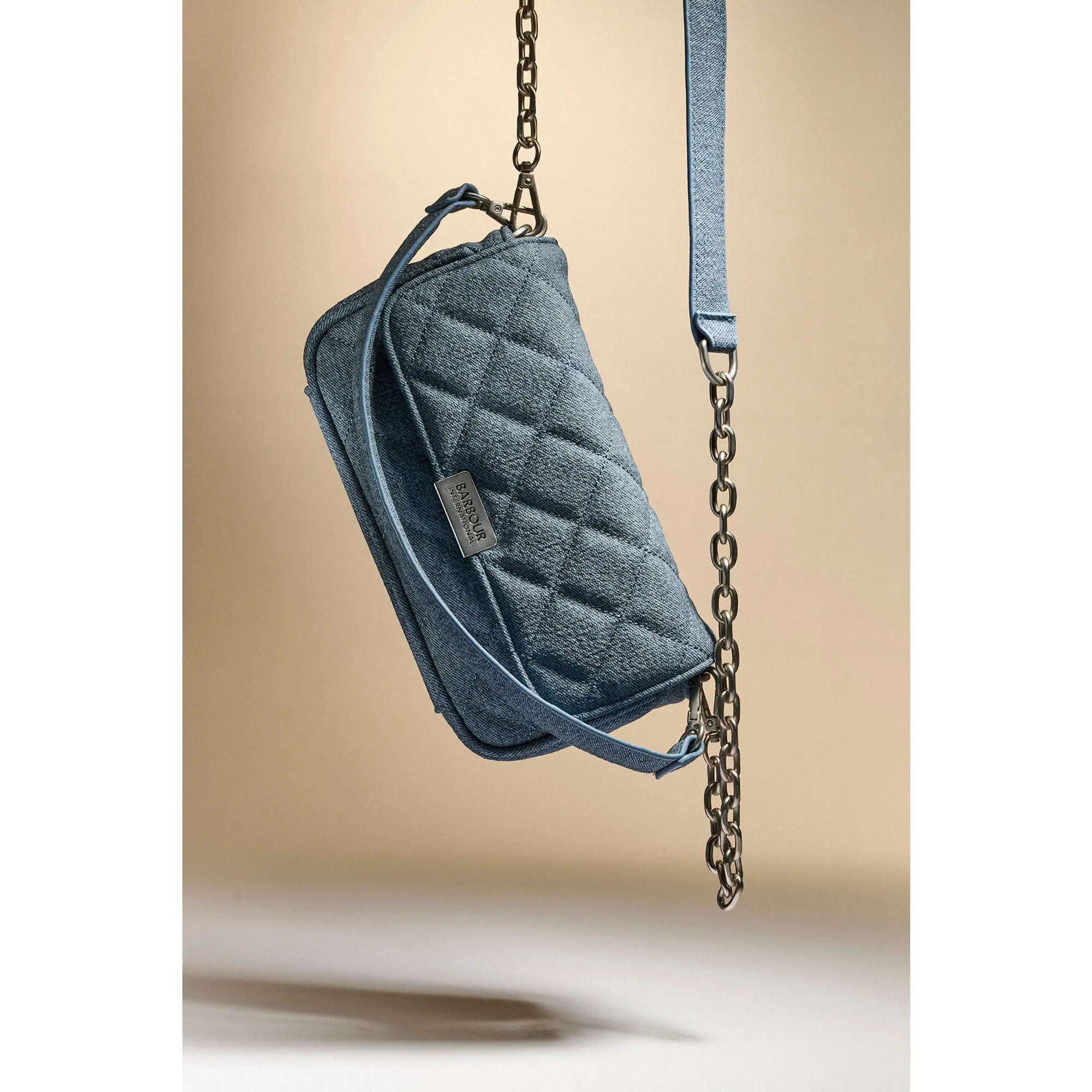 Product image 4 of 13 of Barbour International Women's Denim Mini Soho Crossbody Bag - Light Denim