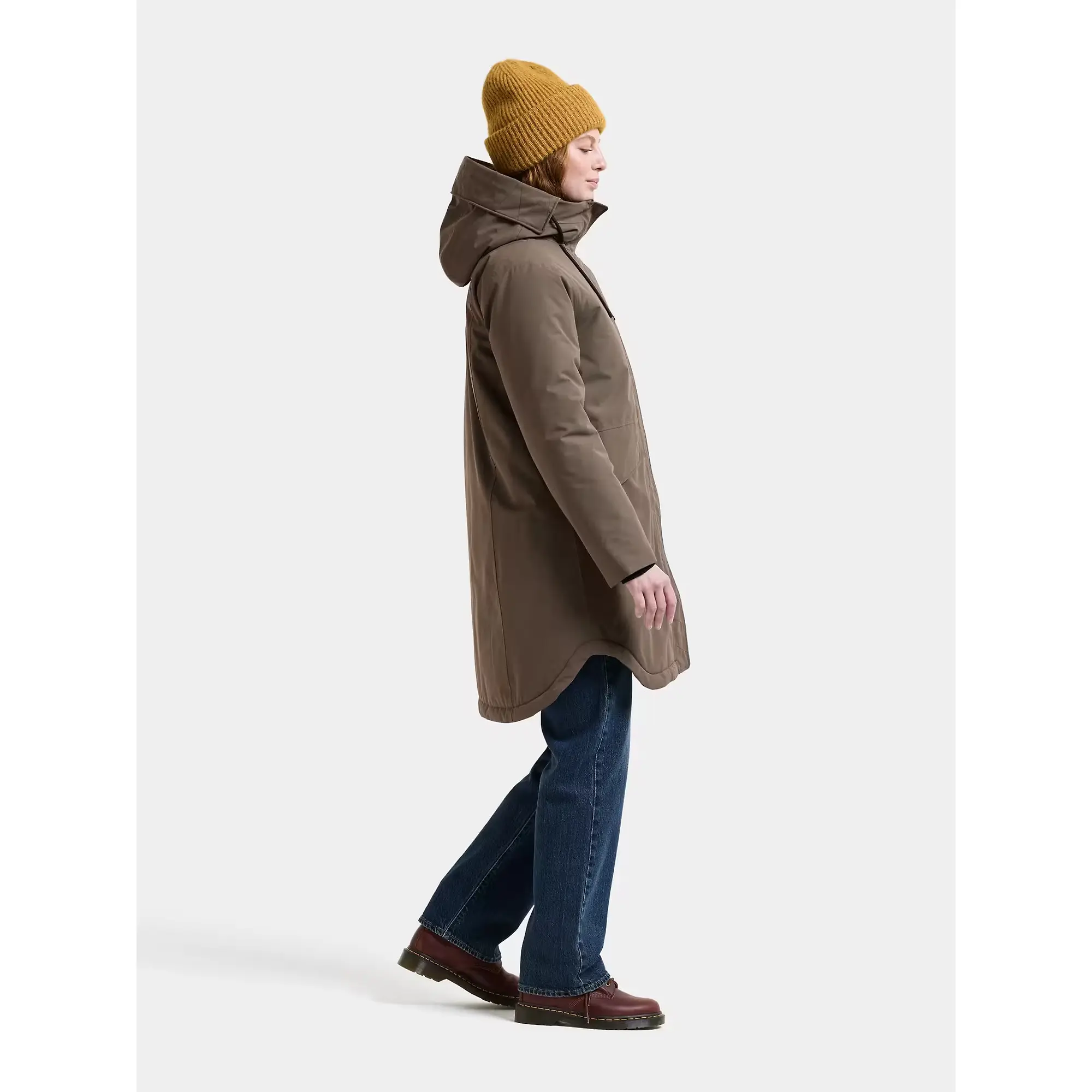 Product image 6 of 10 of Didriksons Women's Lilian Waterproof Parka - Mocha Brown