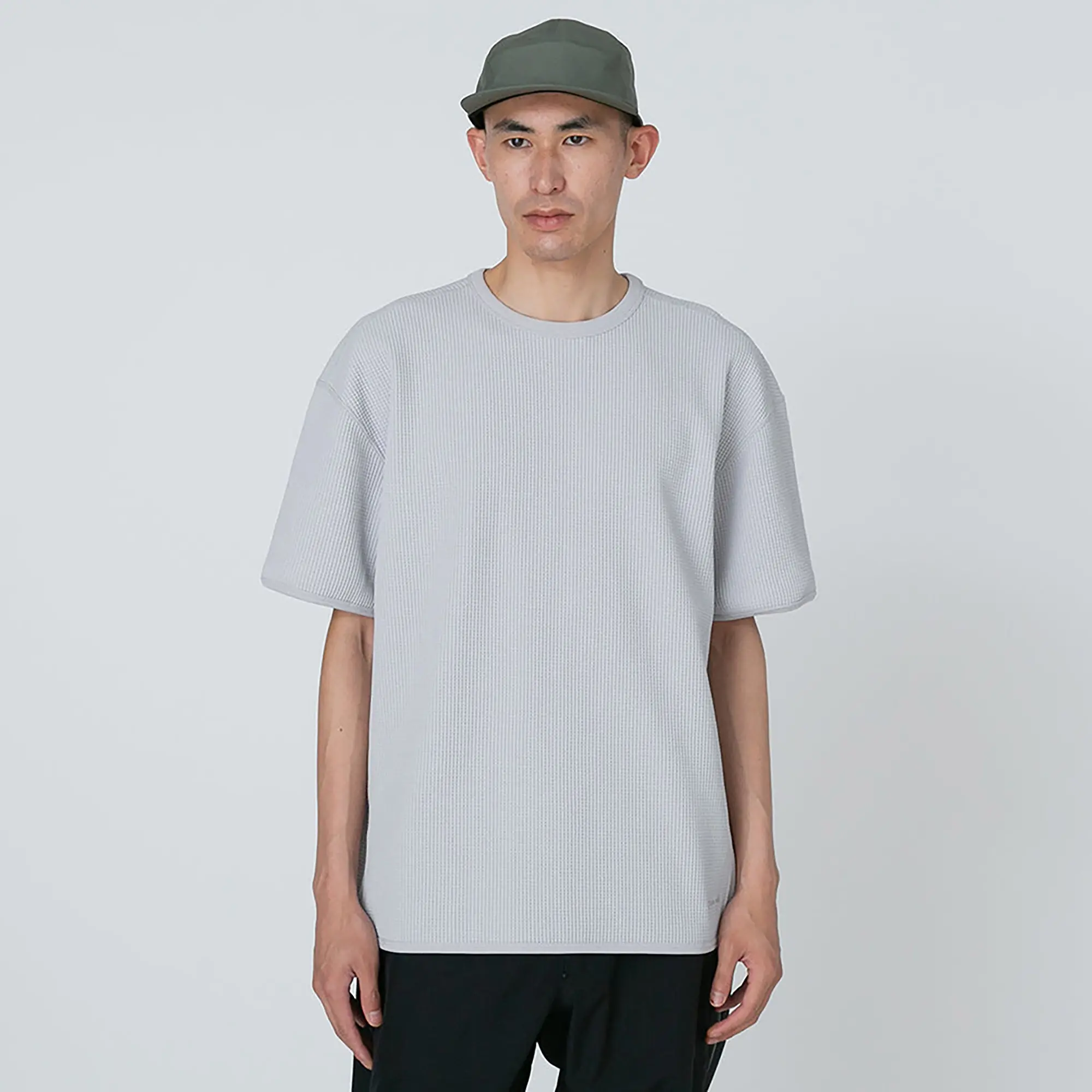 Product image 2 of 3 of Snow Peak Dry Waffle T-Shirt - Light Grey