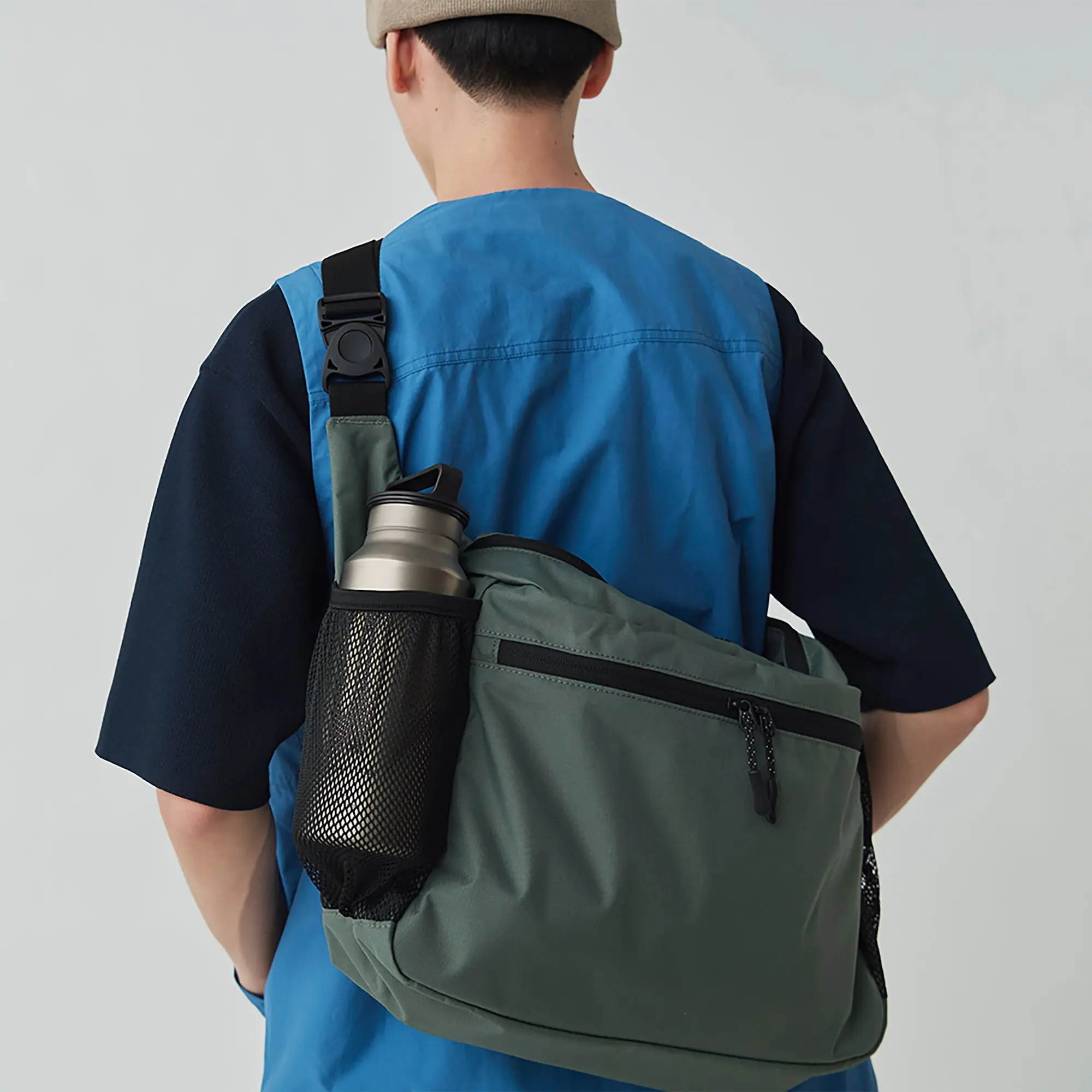 Product image 4 of 5 of Snow Peak Everyday Use Middle Shoulder Bag - Grey