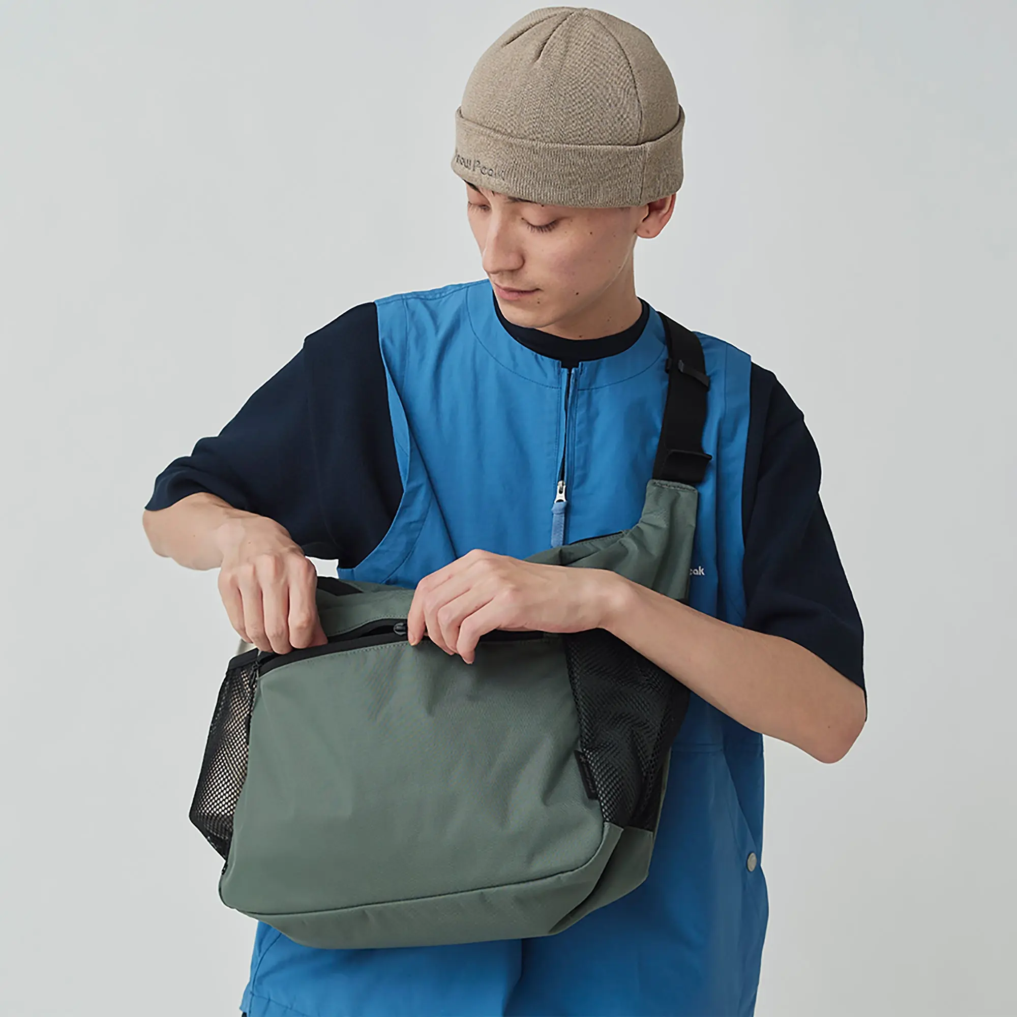 Product image 5 of 5 of Snow Peak Everyday Use Middle Shoulder Bag - Grey