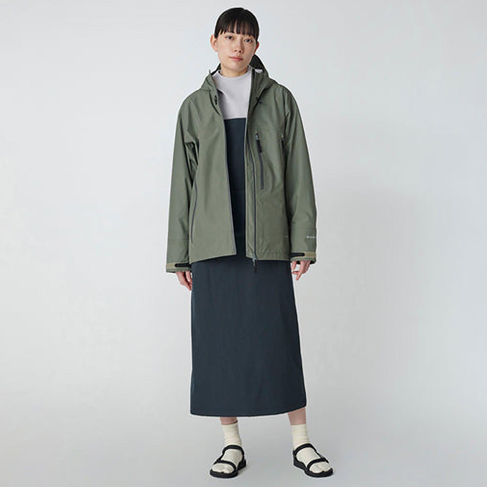 Snow Peak GORE-TEX Rain Jacket - Olive | British Attire
