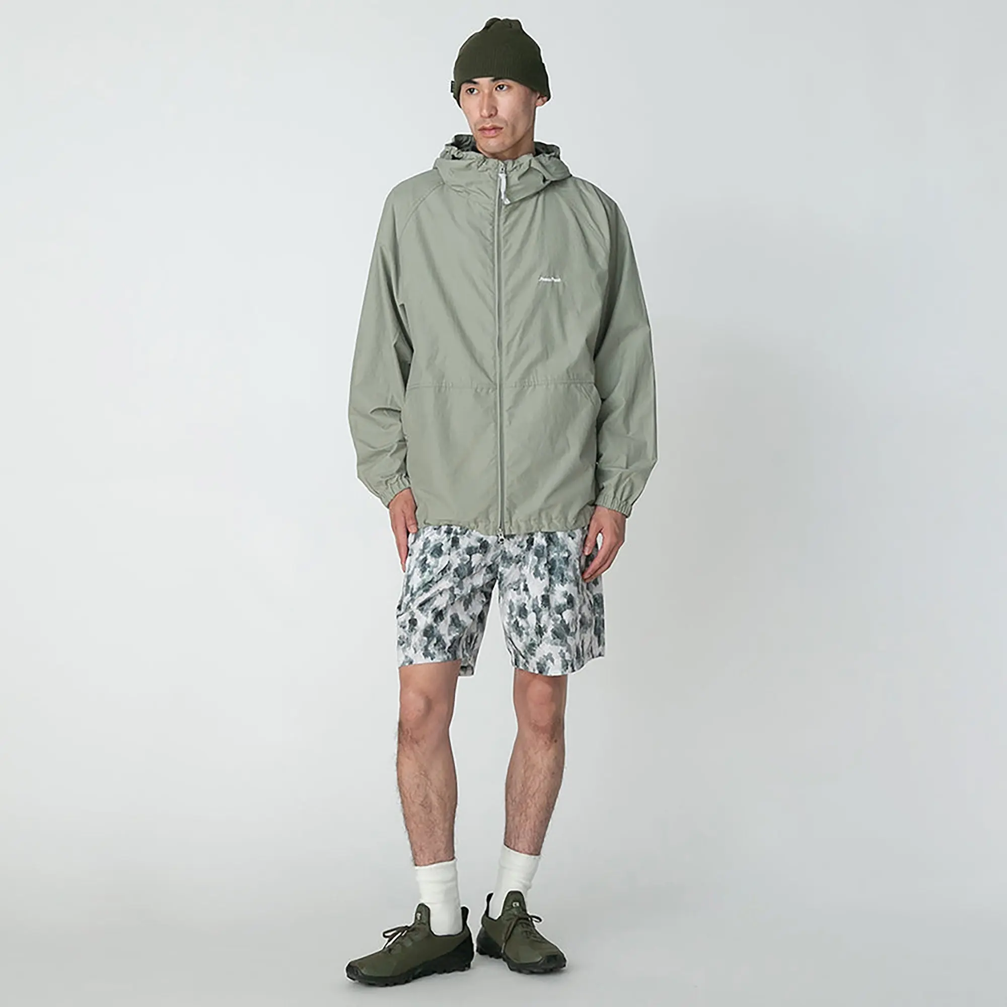 Product image 3 of 3 of Snow Peak Light Mountain Cloth Zip Up Parka - Beige