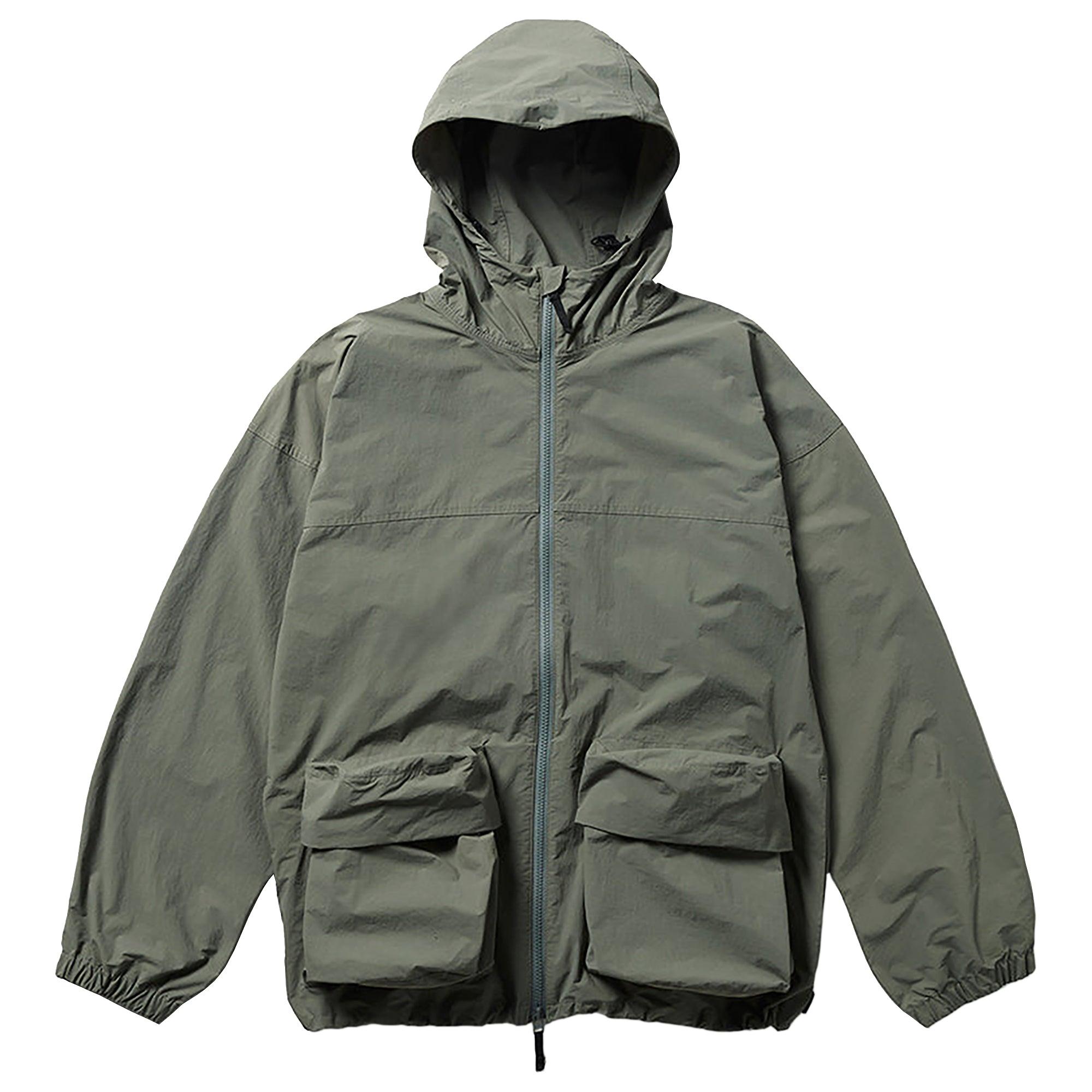 Snow Peak Nylon Tussah Jacket - Light Olive | British Attire