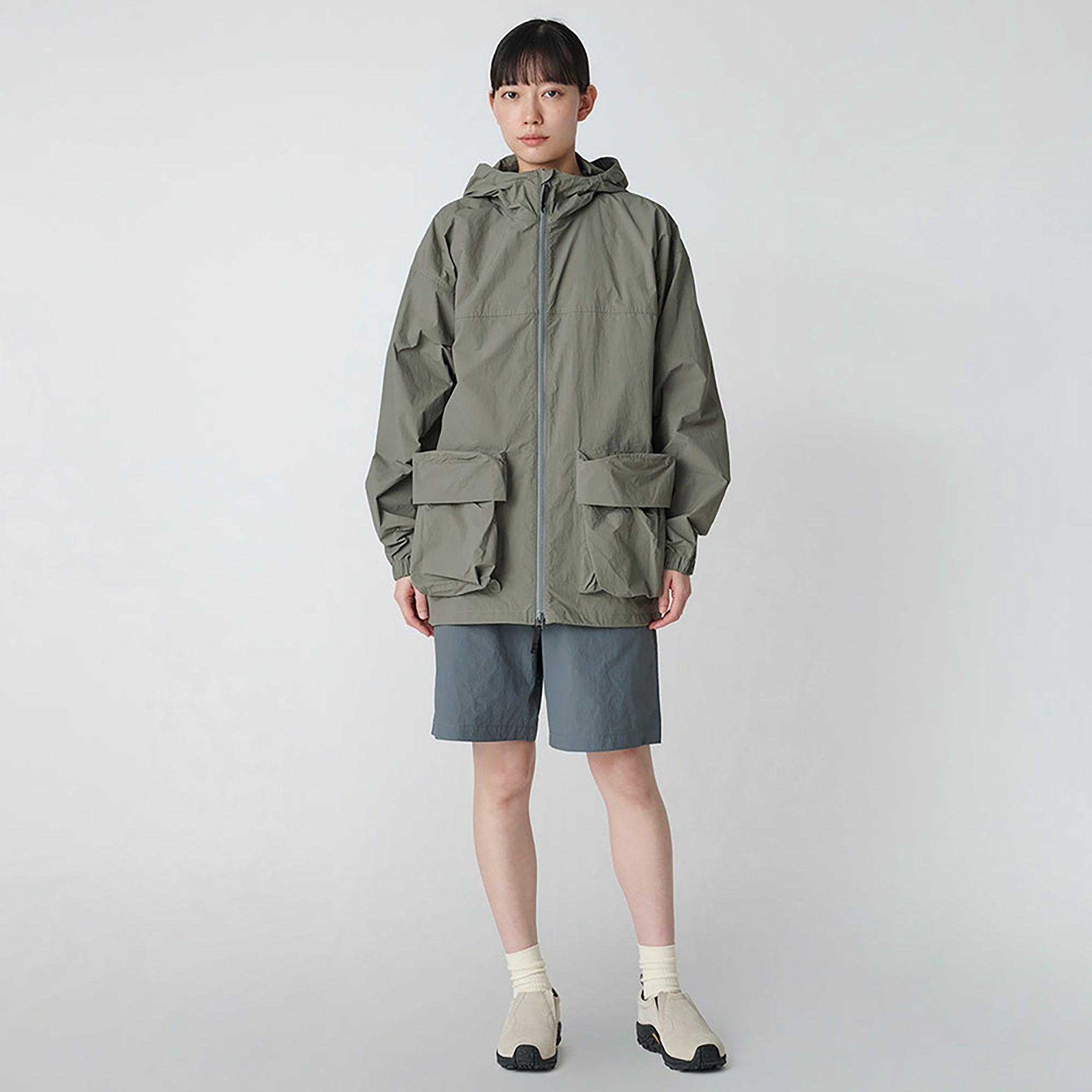 Snow Peak Nylon Tussah Jacket - Light Olive | British Attire