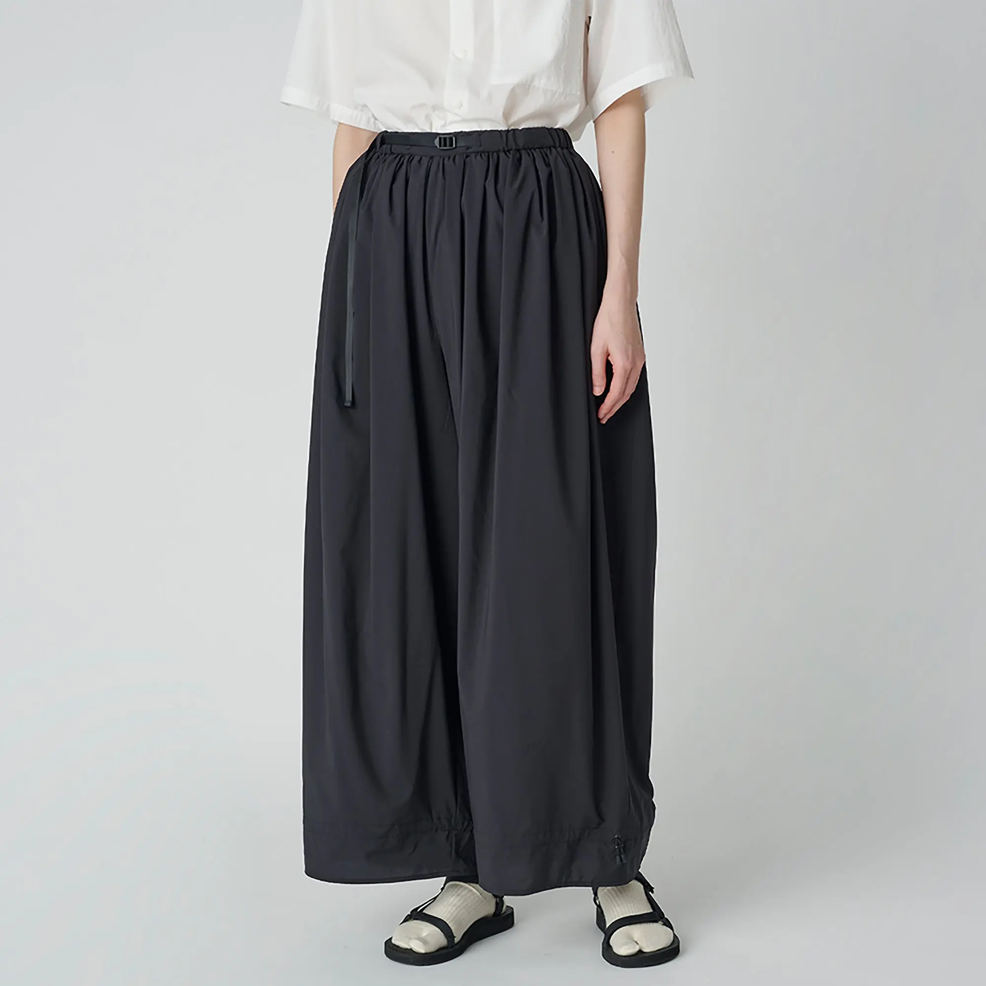 Product image 2 of 3 of Snow Peak Shadow Ripstop Gather Pants - Black