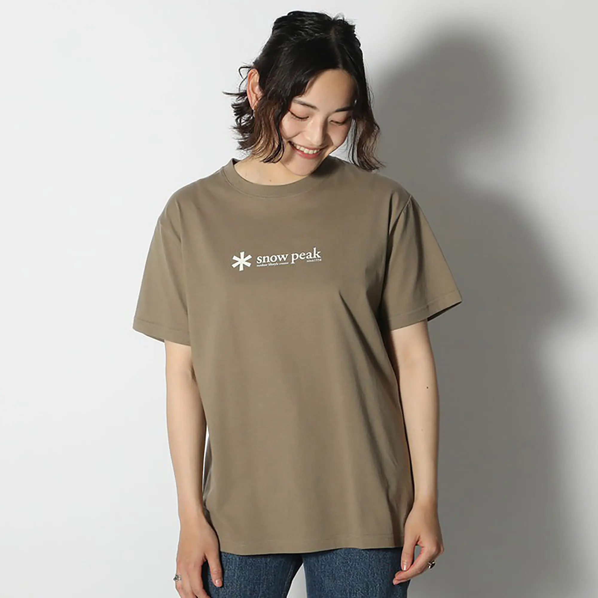 Product image 5 of 5 of Snow Peak Soft Cotton Logo Short Sleeve T-Shirt - Pro.