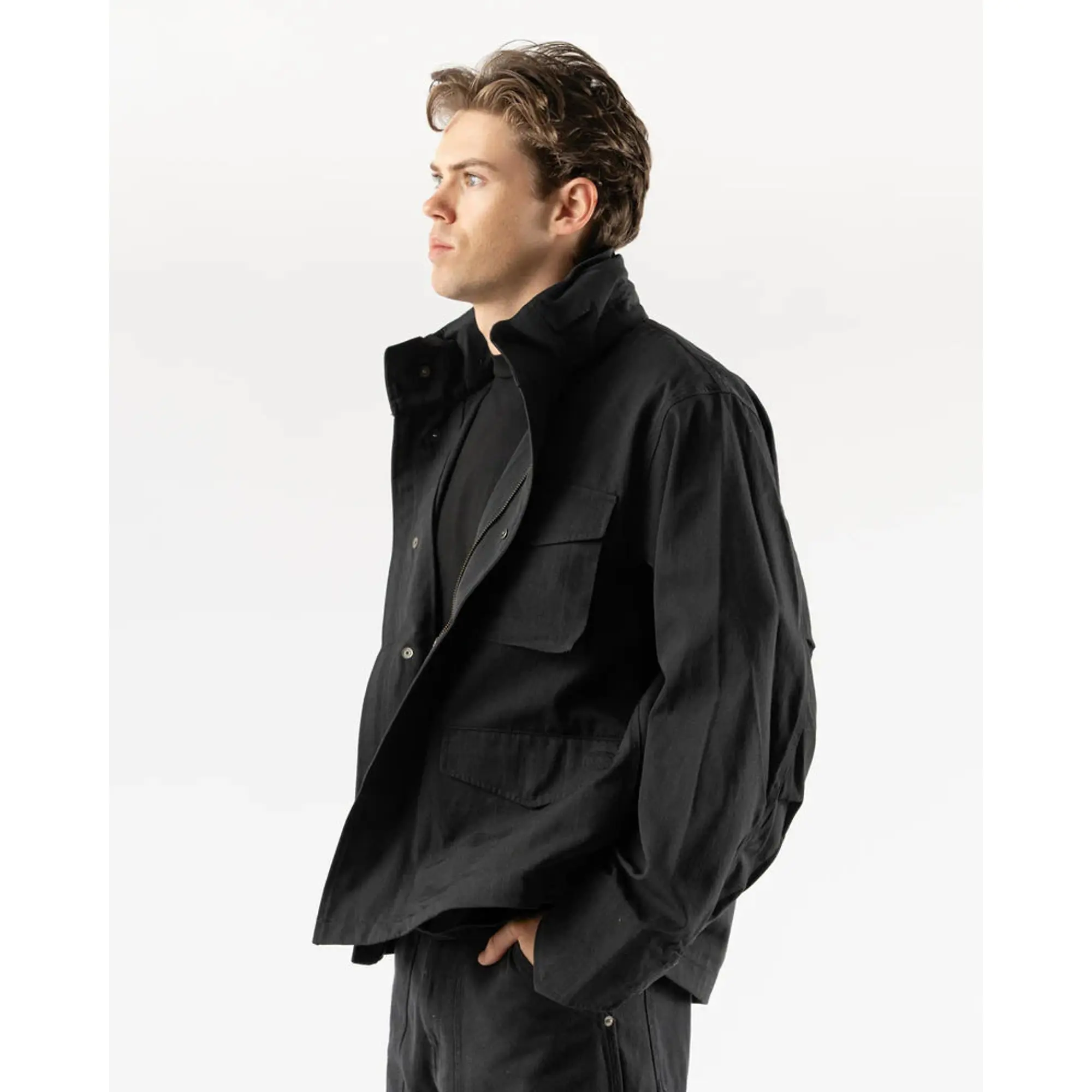 Product image 10 of 11 of Snow Peak Takibi Ripstop Field Jacket - Black