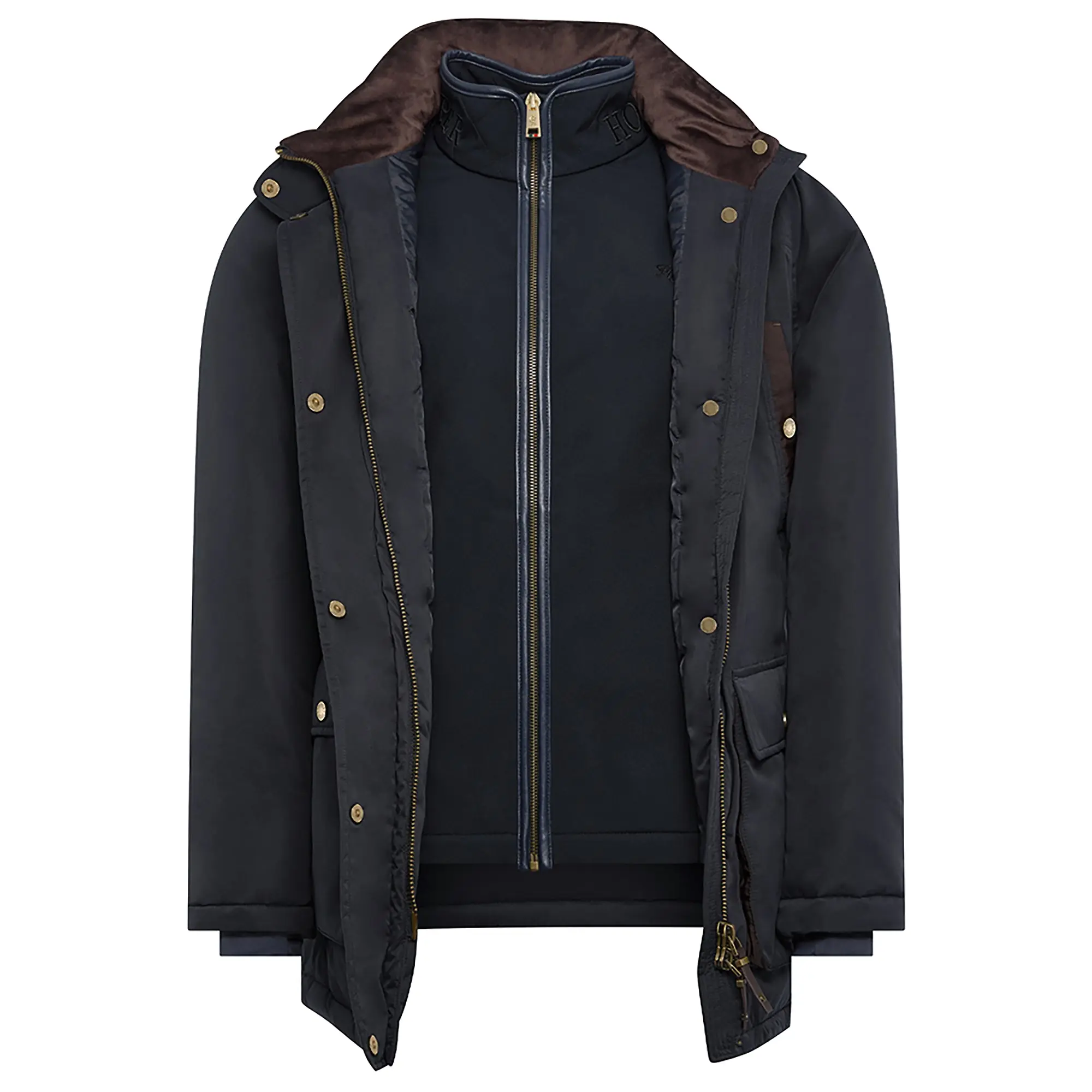 Product image 12 of 14 of Holland Cooper Women's Stamford Country Coat - Ink Navy