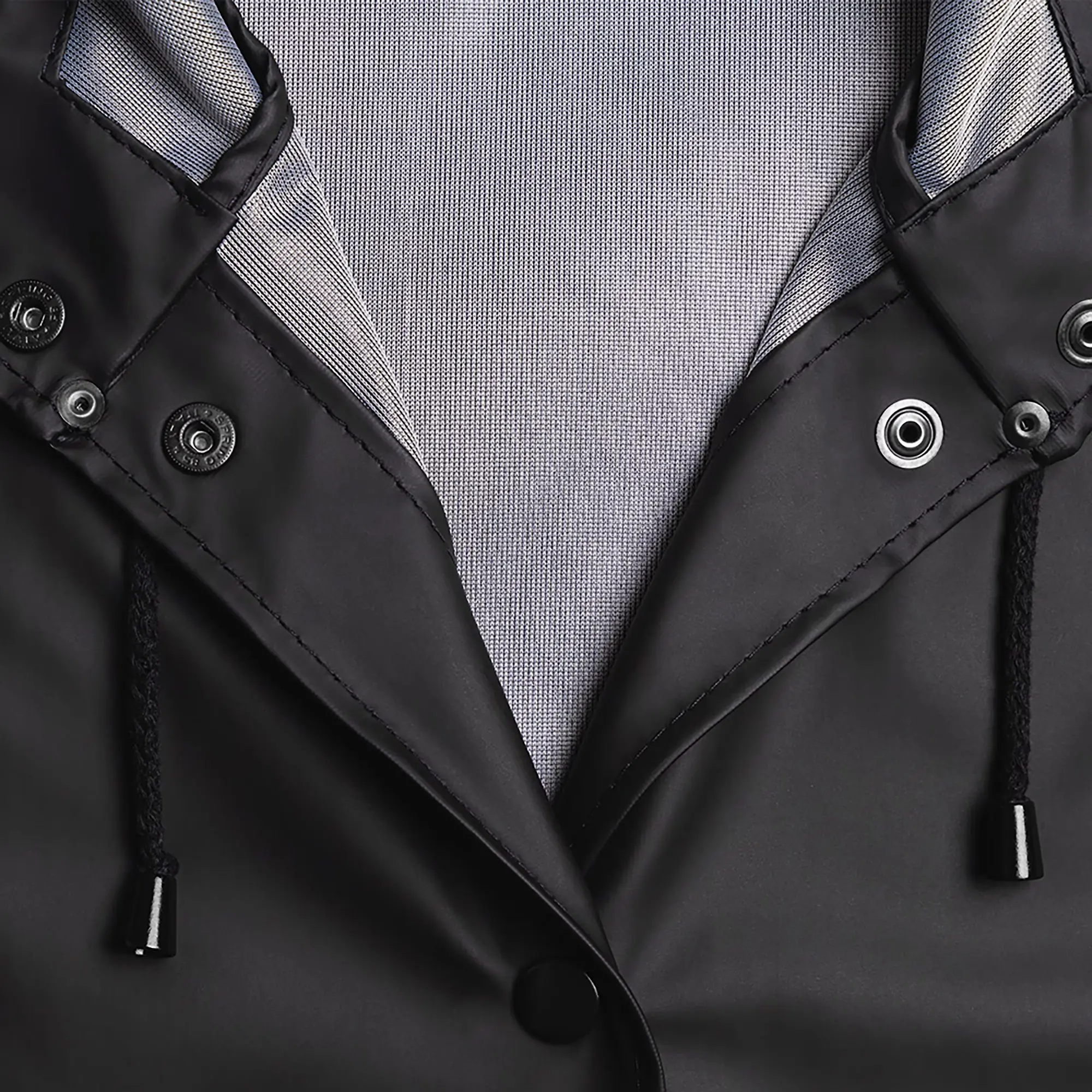 Product image 9 of 11 of Stutterheim Women's Mosebacke Lightweight Raincoat - Black
