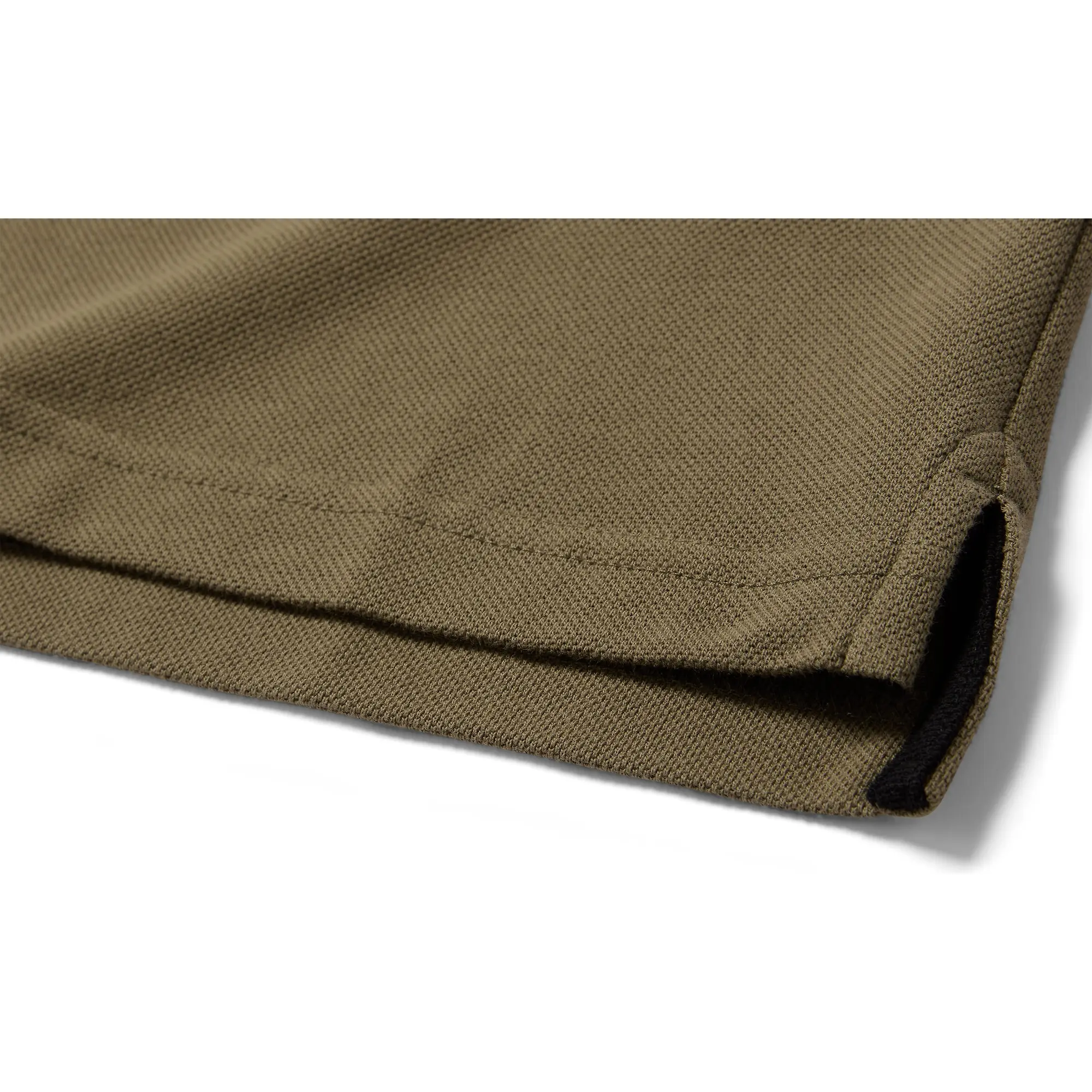 Product image 3 of 3 of Belstaff Men's Cotton Pique Tipped Polo Shirt - Khaki Green