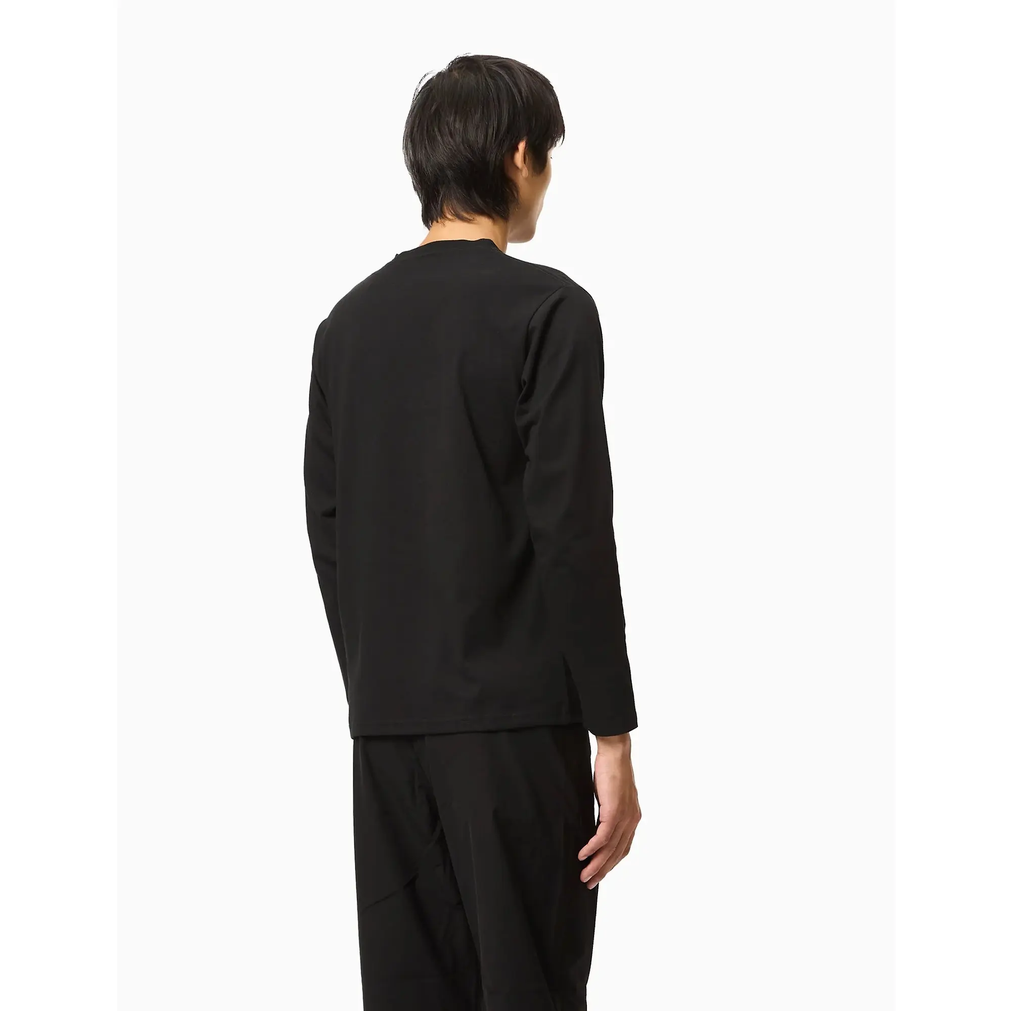 Product image 2 of 8 of Snow Peak Onepoint Logo Long Sleeve T-Shirt - Black