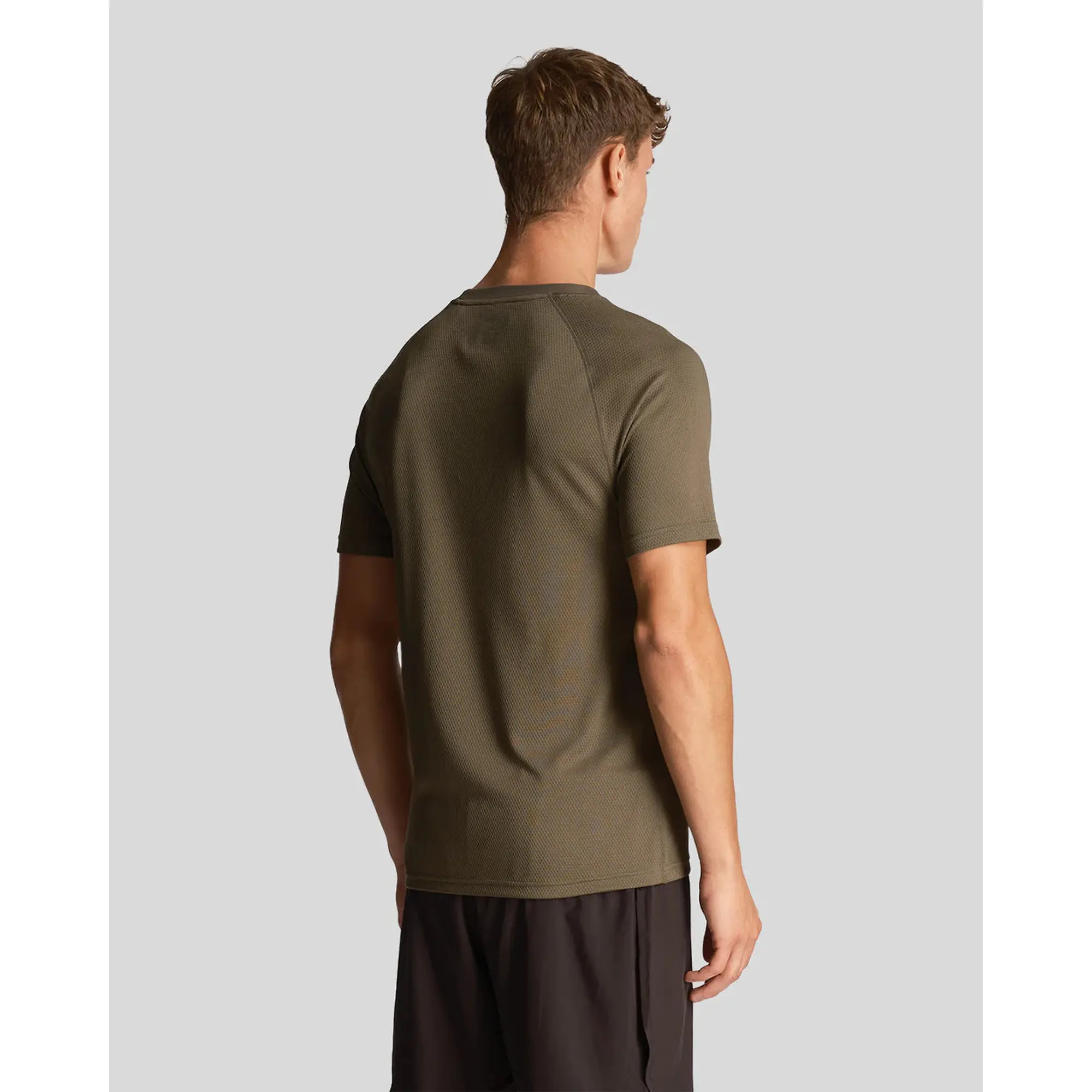 Product image 4 of 5 of Lyle & Scott Men's Core Raglan T-Shirt - Cactus Green