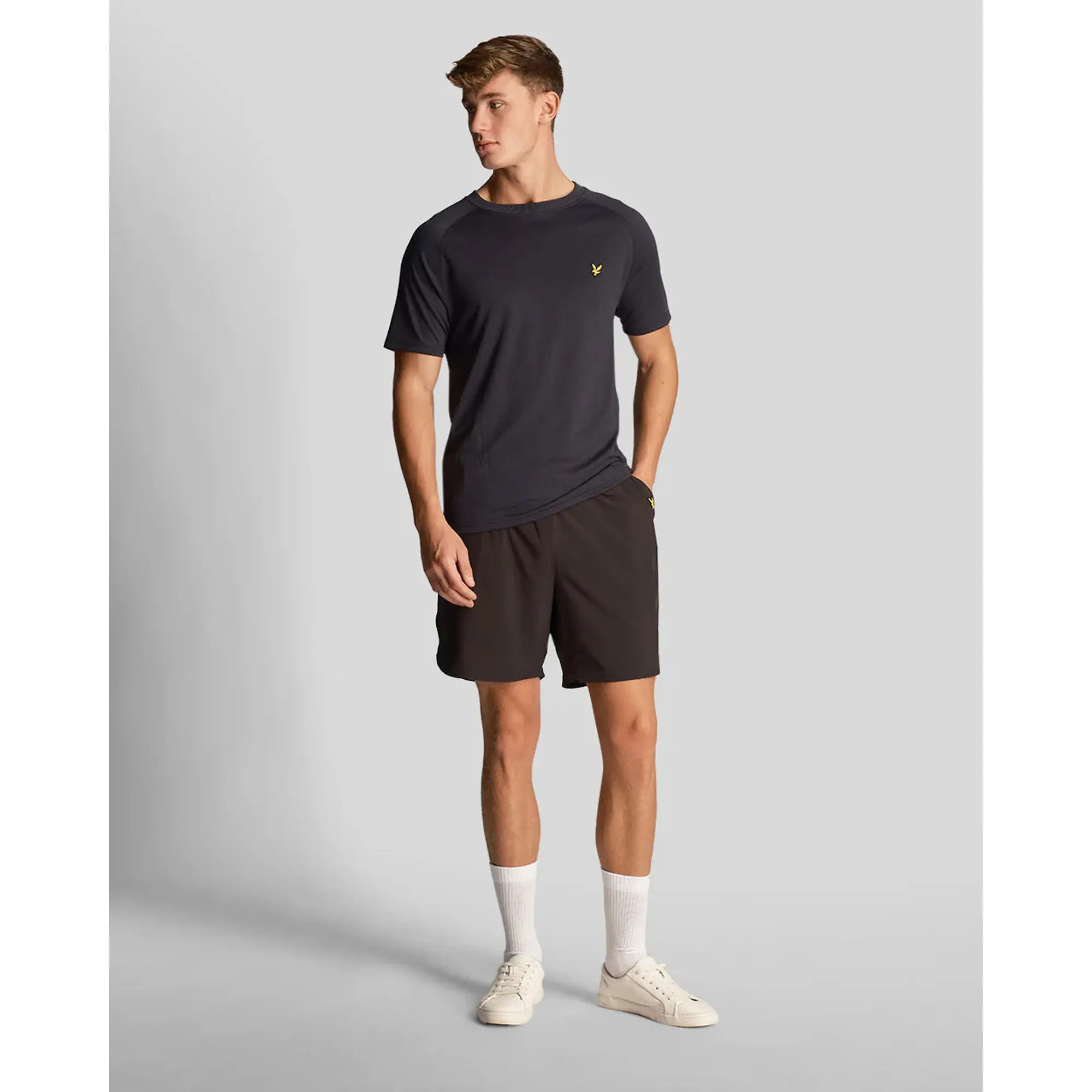 Product image 2 of 5 of Lyle & Scott Men's Core Raglan T-Shirt - Dark Navy