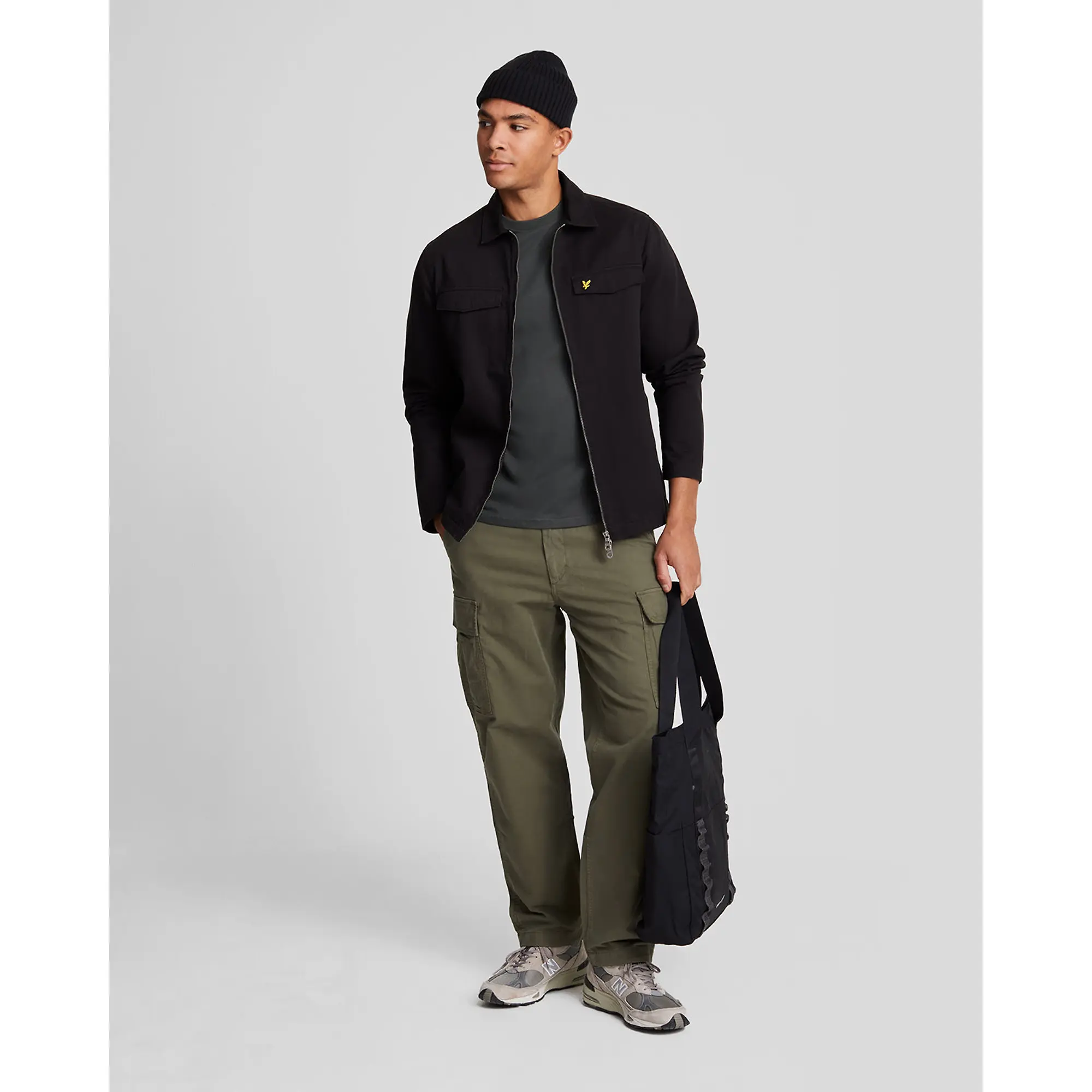 Product image 3 of 5 of Lyle & Scott Men's Plain T-Shirt - Gunmetal