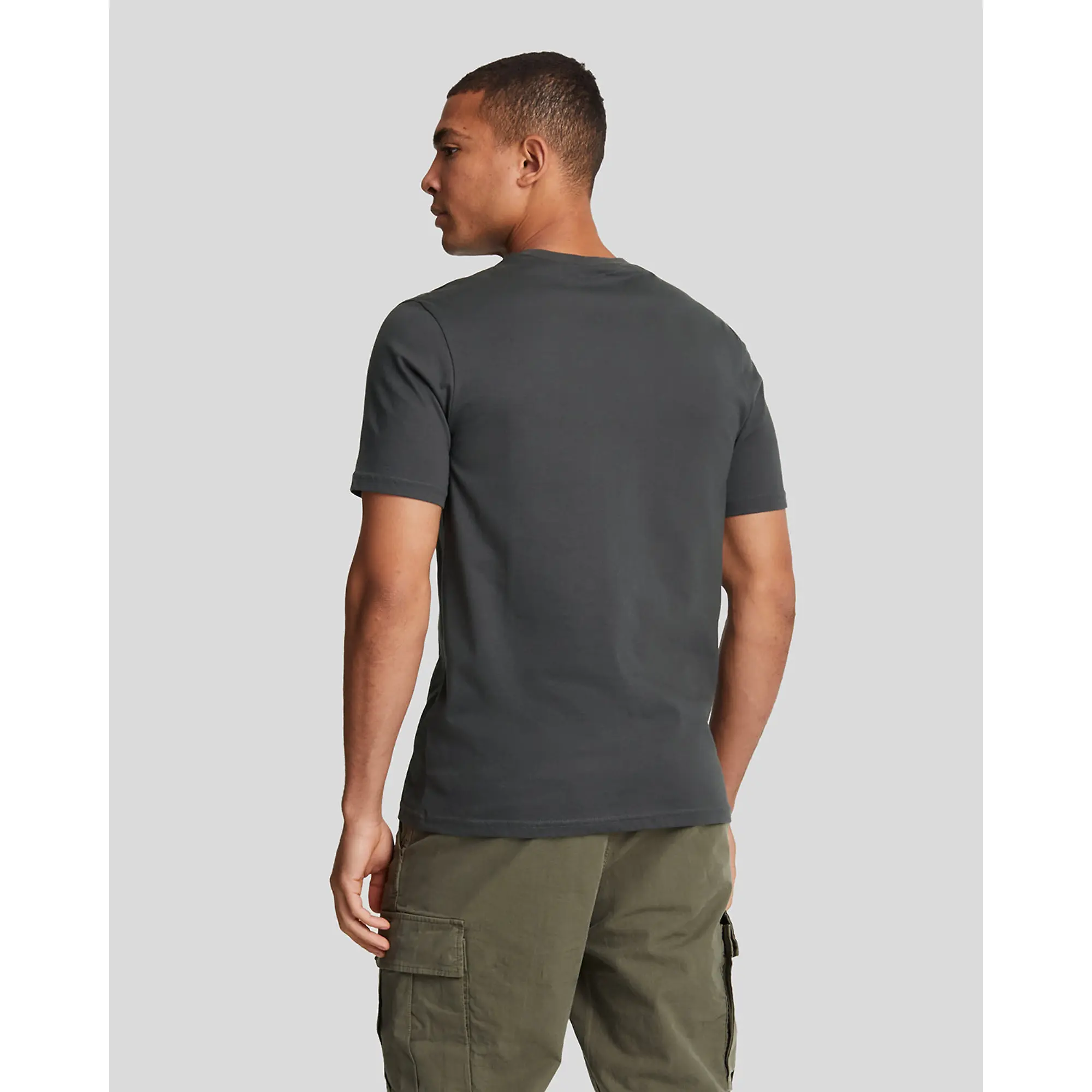 Product image 2 of 5 of Lyle & Scott Men's Plain T-Shirt - Gunmetal