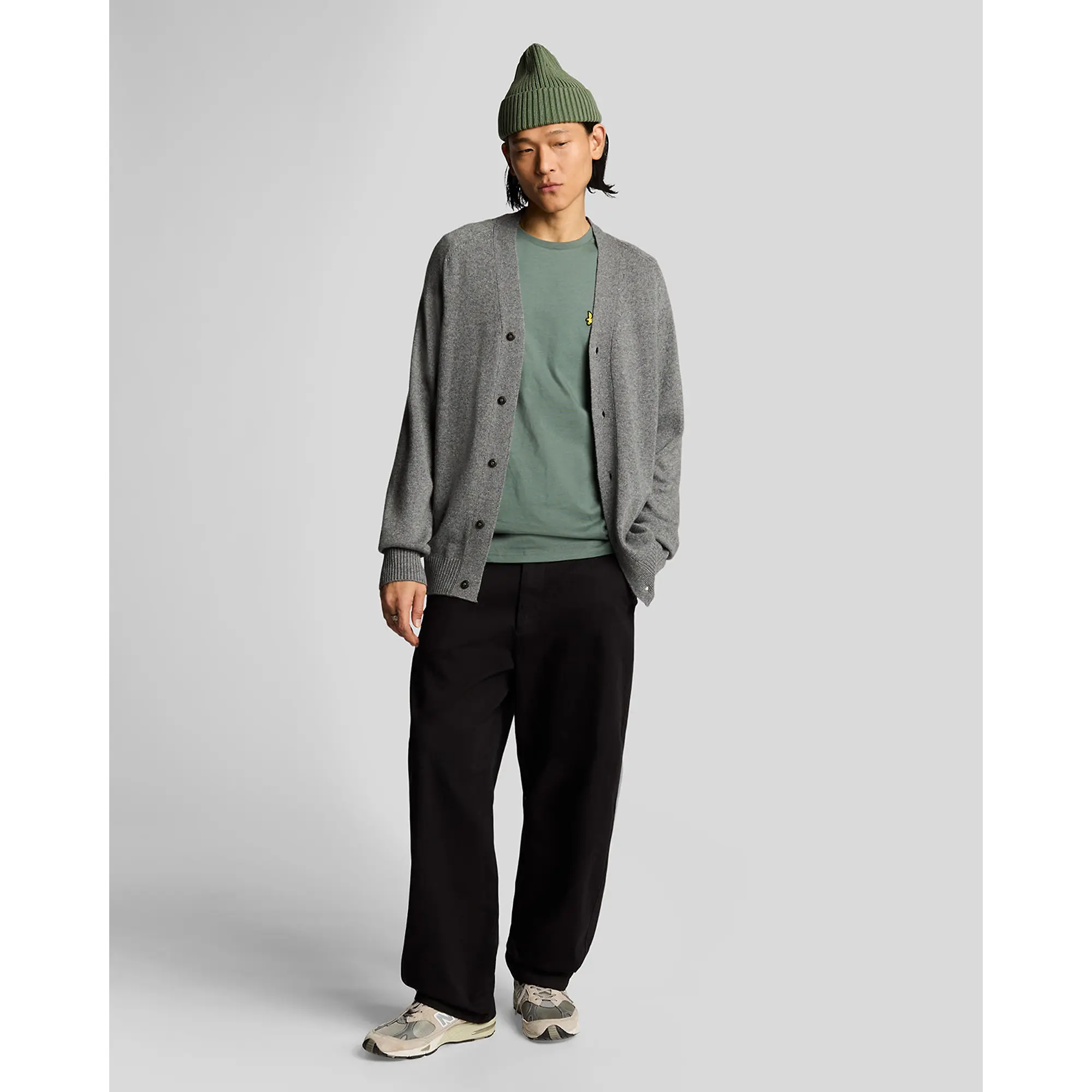 Product image 3 of 5 of Lyle & Scott Men's Plain T-Shirt - Green Mercurial