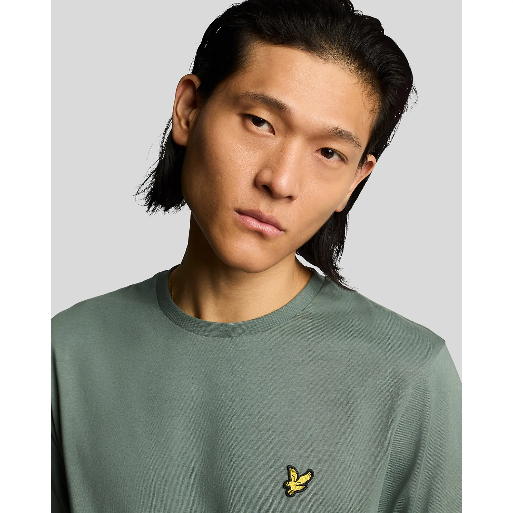 Product image 5 of 5 of Lyle & Scott Men's Plain T-Shirt - Green Mercurial
