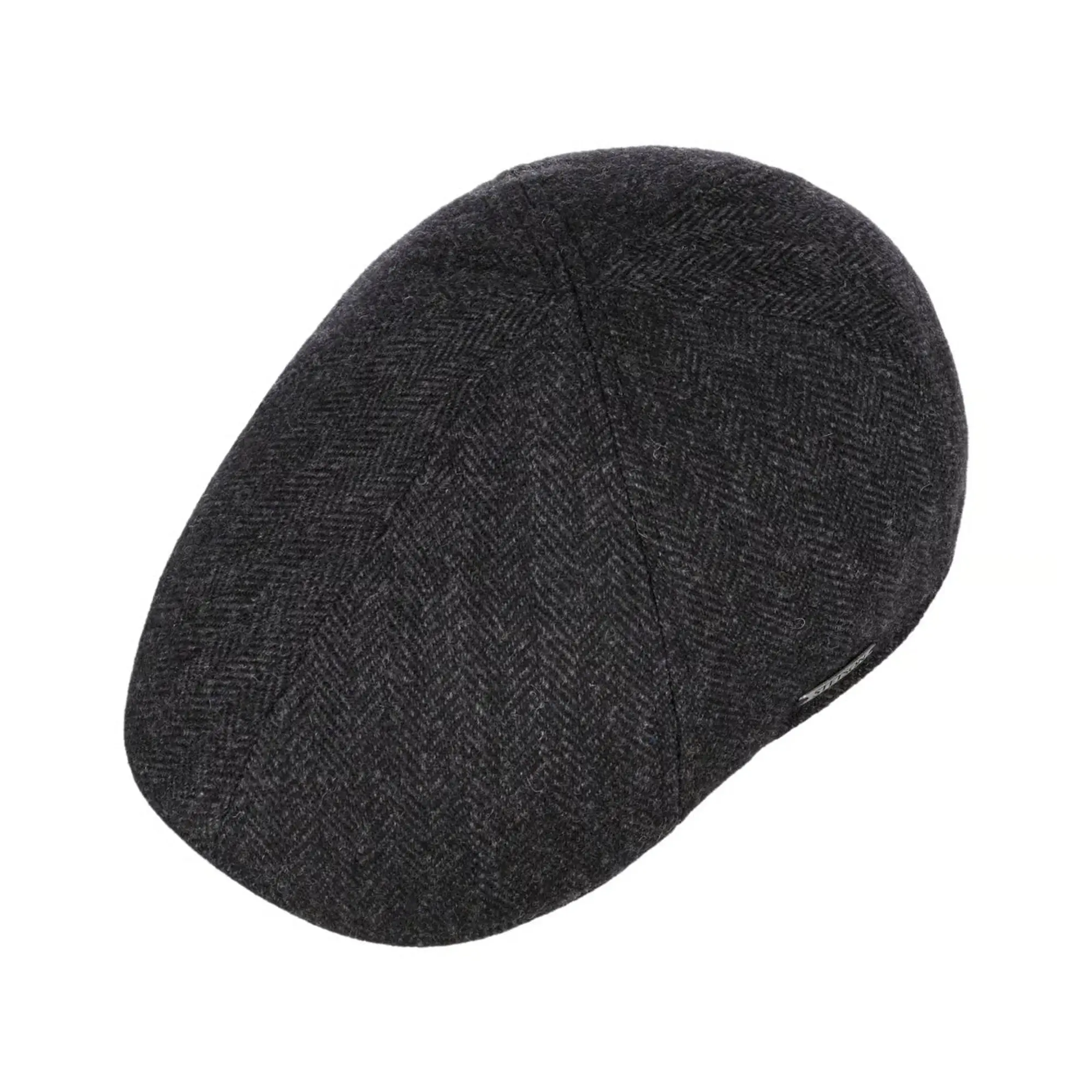 Product image 2 of 4 of Stetson Men's Texas Wool Herringbone Cap - Dark Grey