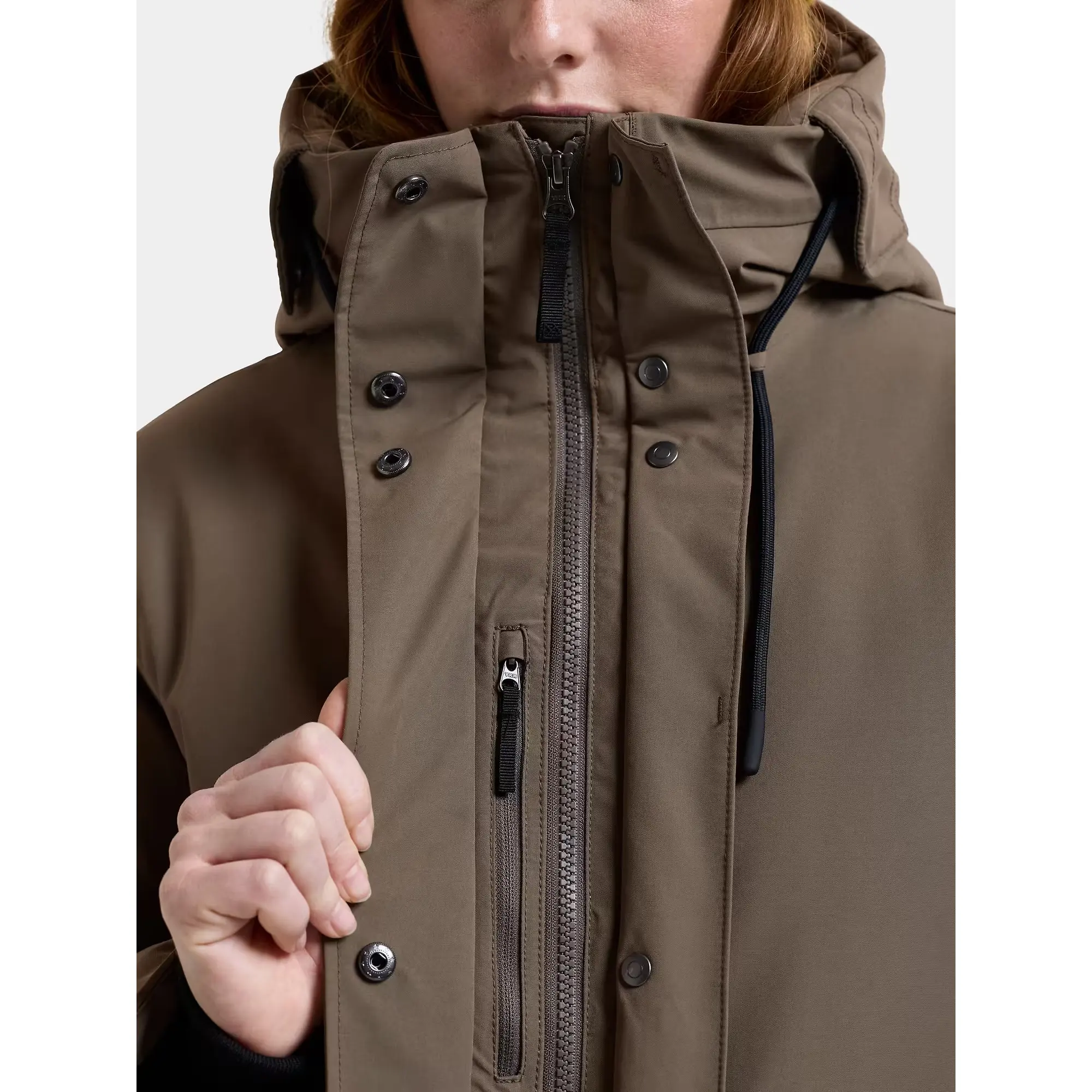Product image 9 of 10 of Didriksons Women's Lilian Waterproof Parka - Mocha Brown