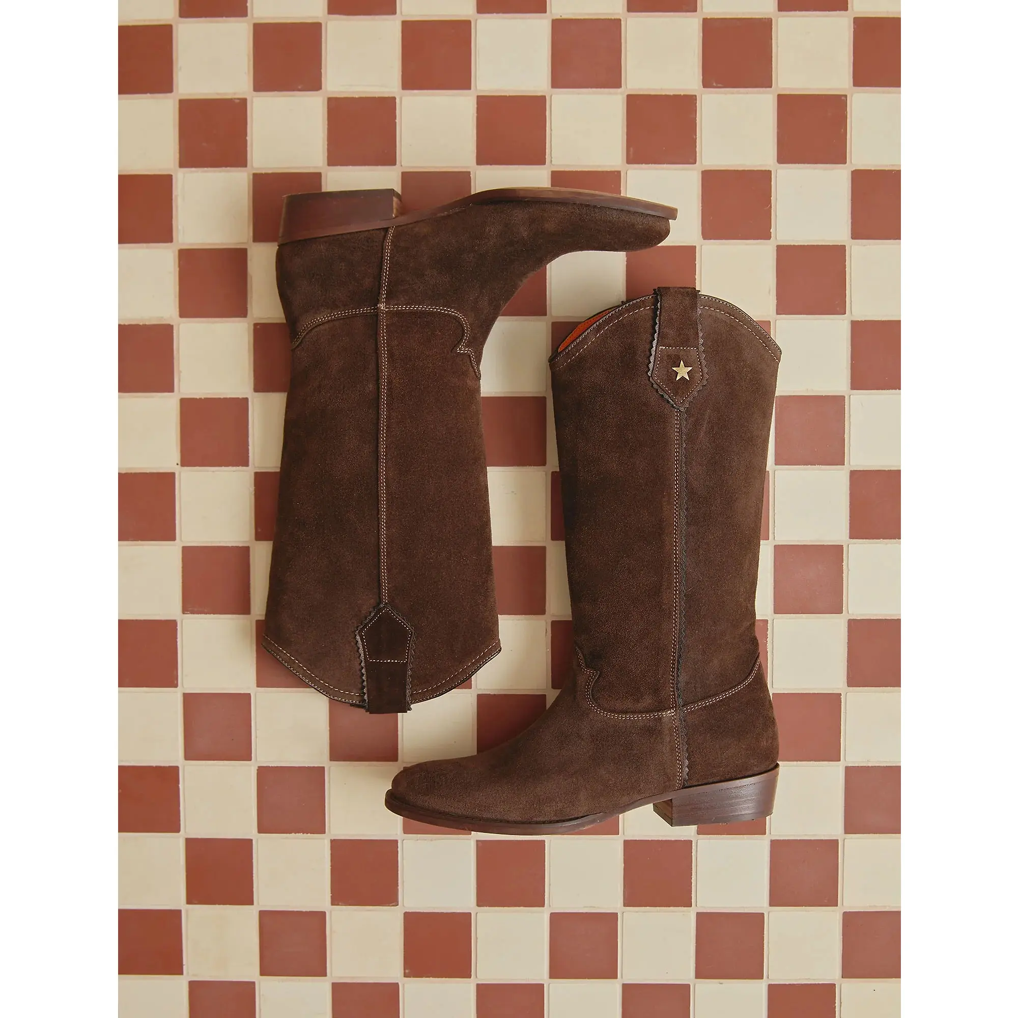 Product image 4 of 5 of Penelope Chilvers Women's Topanga Suede Boots - Bitter Chocolate