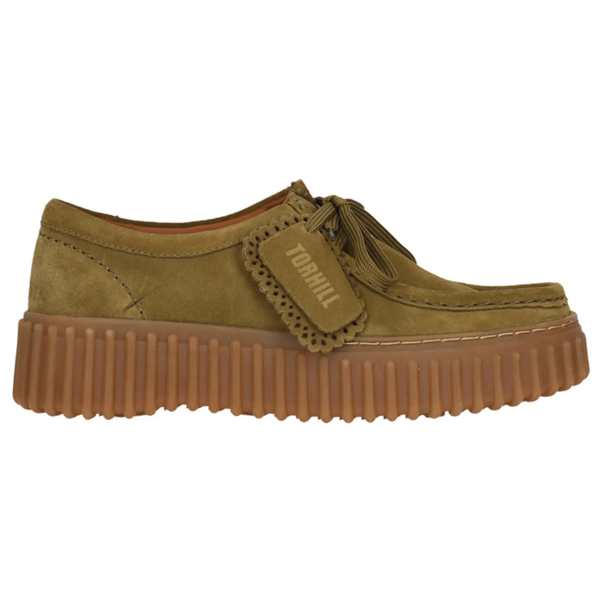 Product image 1 of 3 of Clarks Women's Torhill Bee - Olive Suede