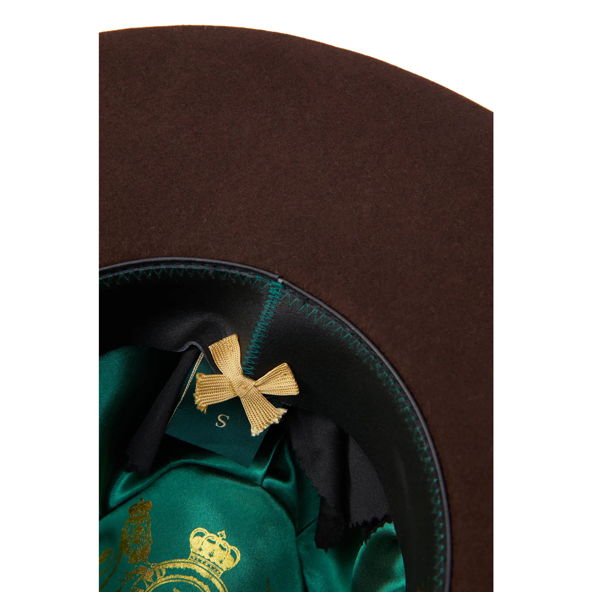 Product image 9 of 9 of Holland Cooper Trilby Hat Iridescent Feather Band - Chocolate