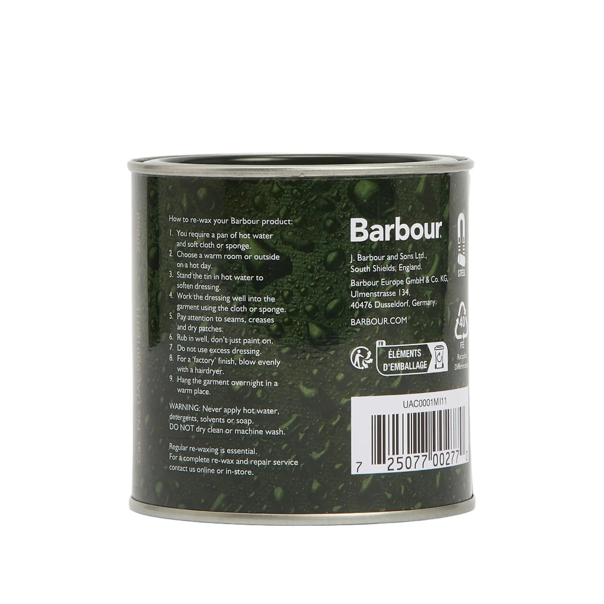 Product image 3 of 3 of Barbour Thornproof Wax Dressing