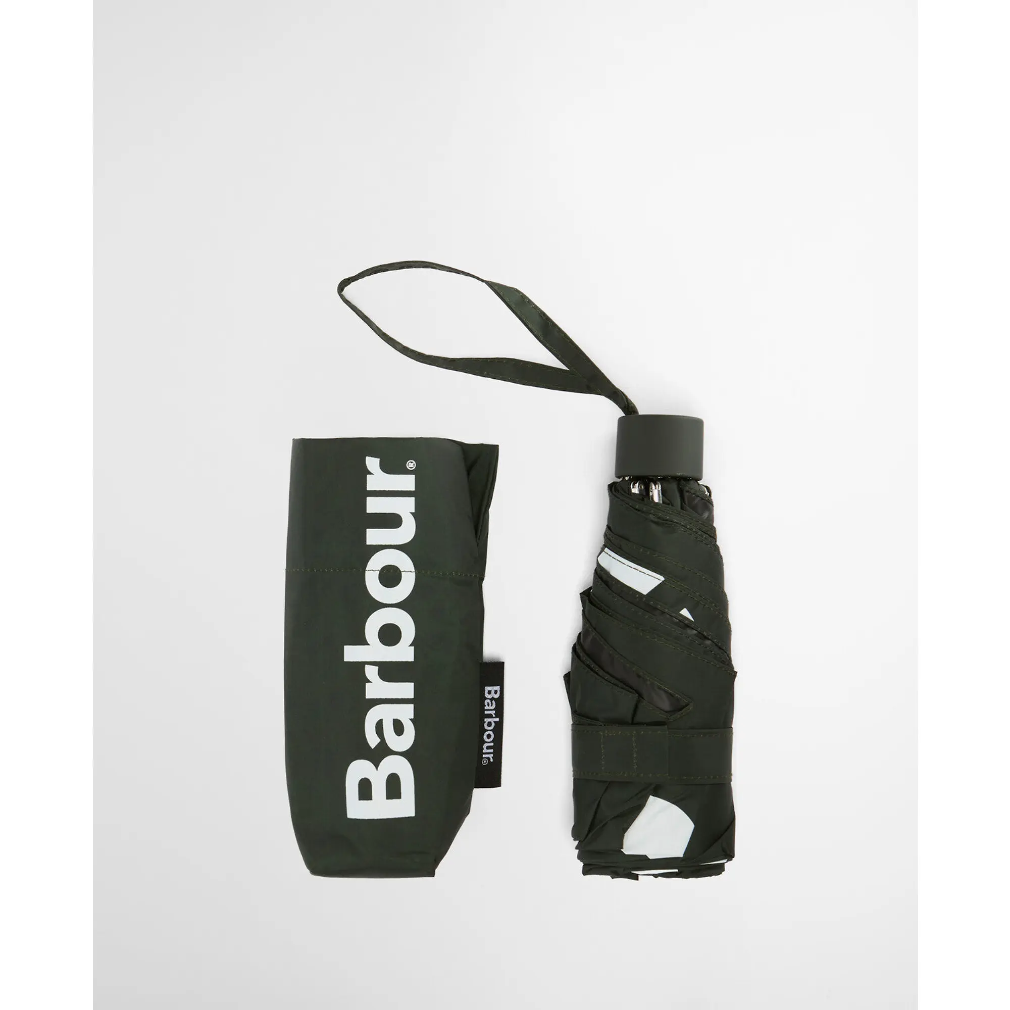 Product image 4 of 11 of Barbour Logo Mini Umbrella - Barbour Green