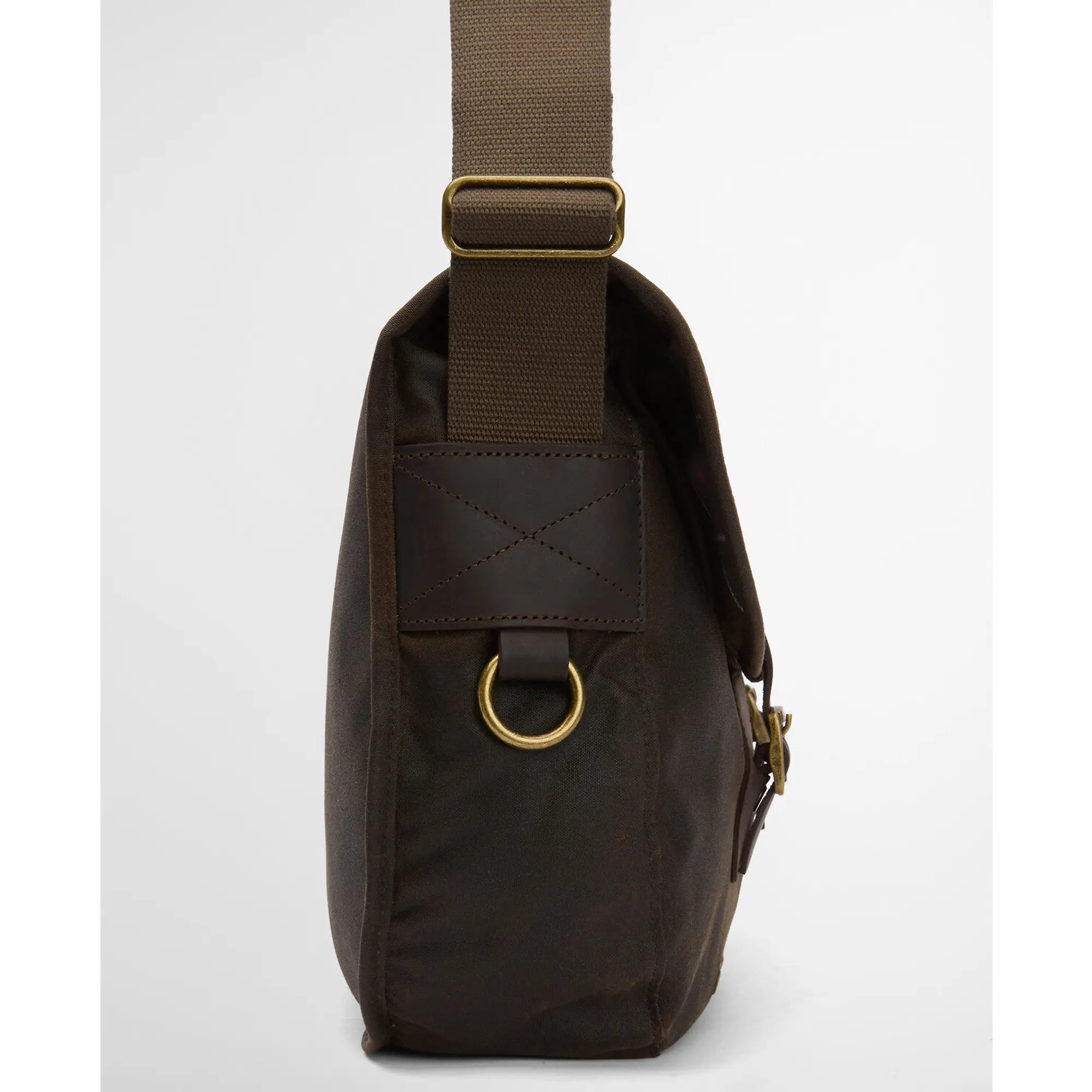 Product image 9 of 11 of Barbour Wax Leather Tarras Bag - Olive