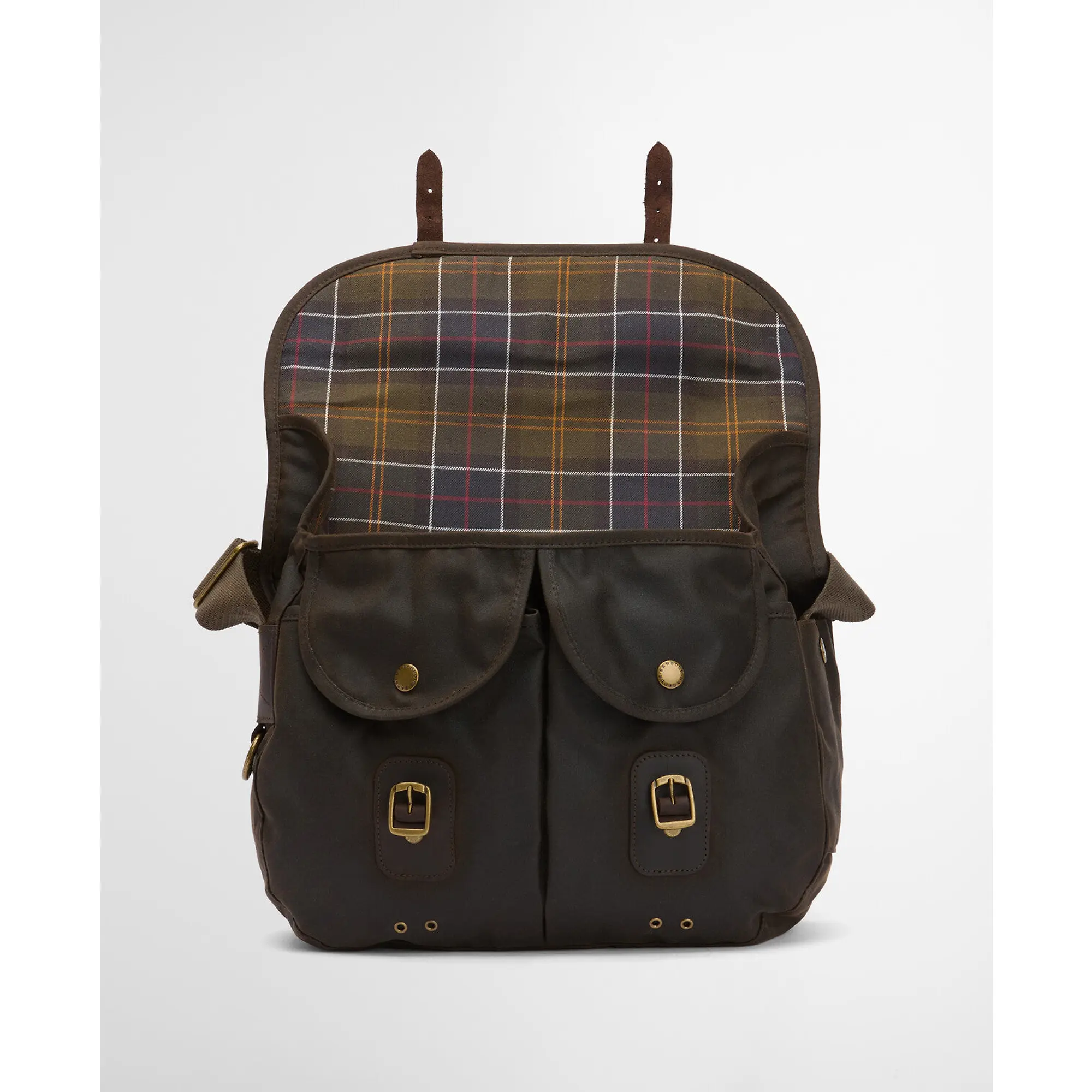 Product image 5 of 11 of Barbour Wax Leather Tarras Bag - Olive