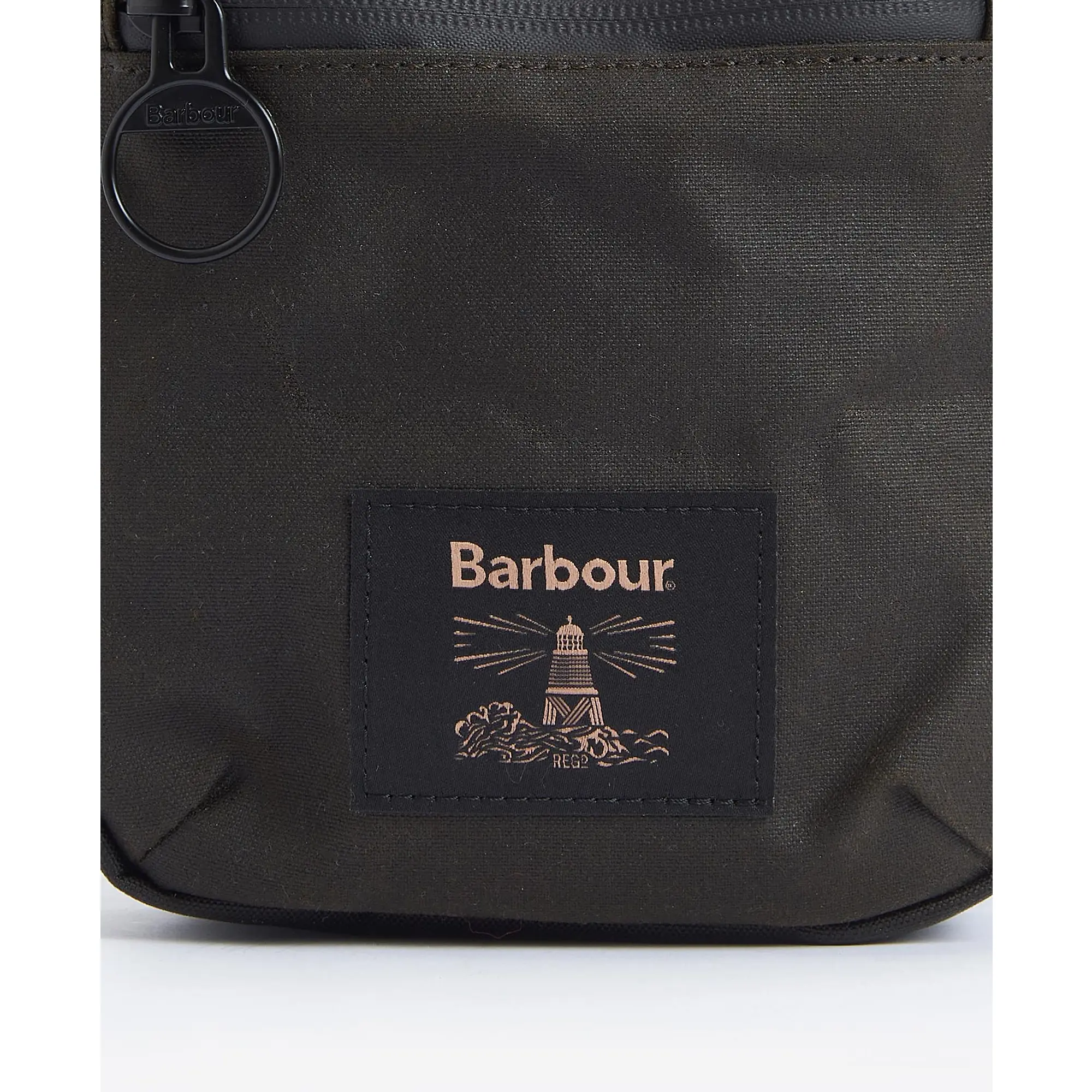 Product image 4 of 8 of Barbour Field Waxed Crossbody Bag - Olive/Black