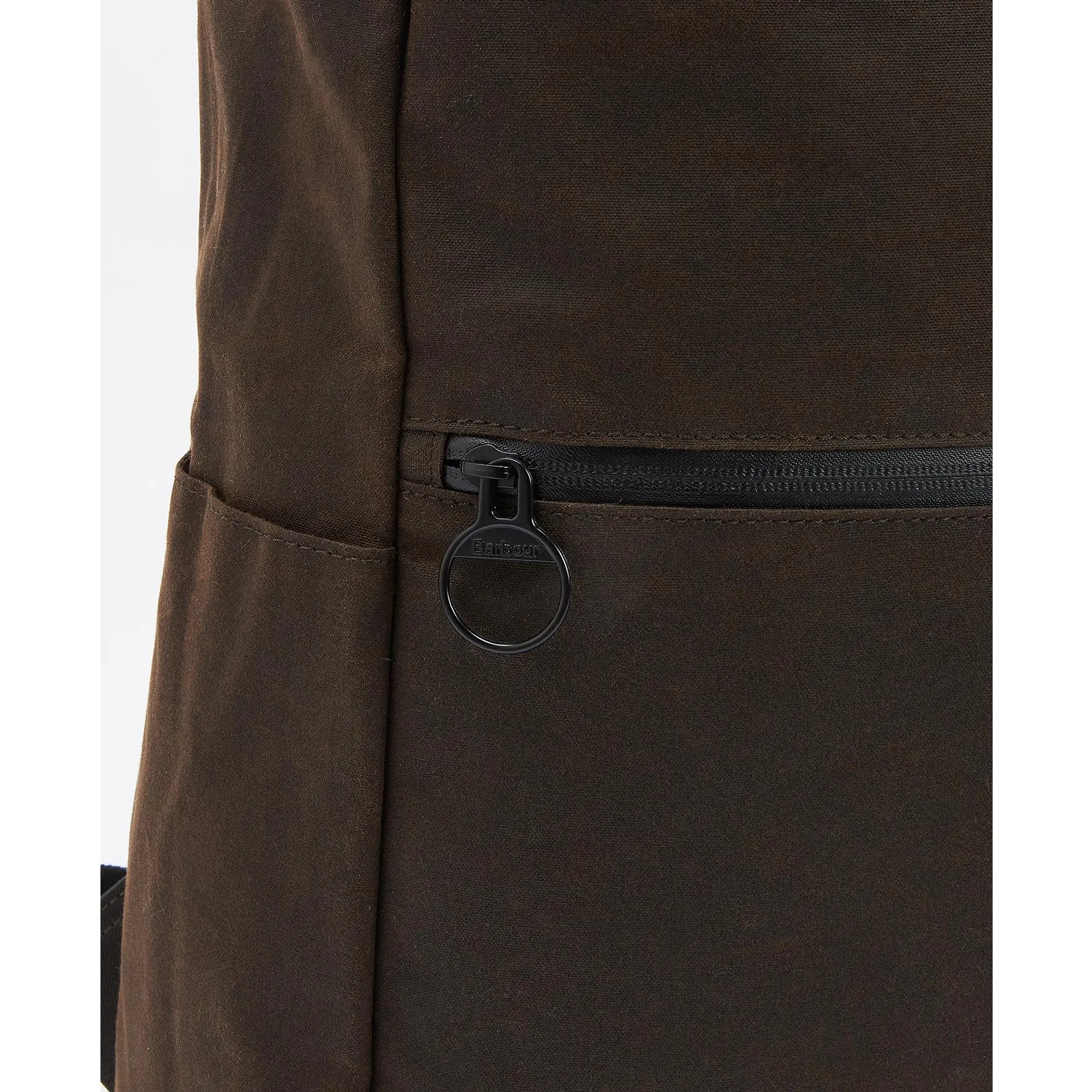 Product image 6 of 9 of Barbour Field Roll-Top Waxed Backpack - Olive/Black