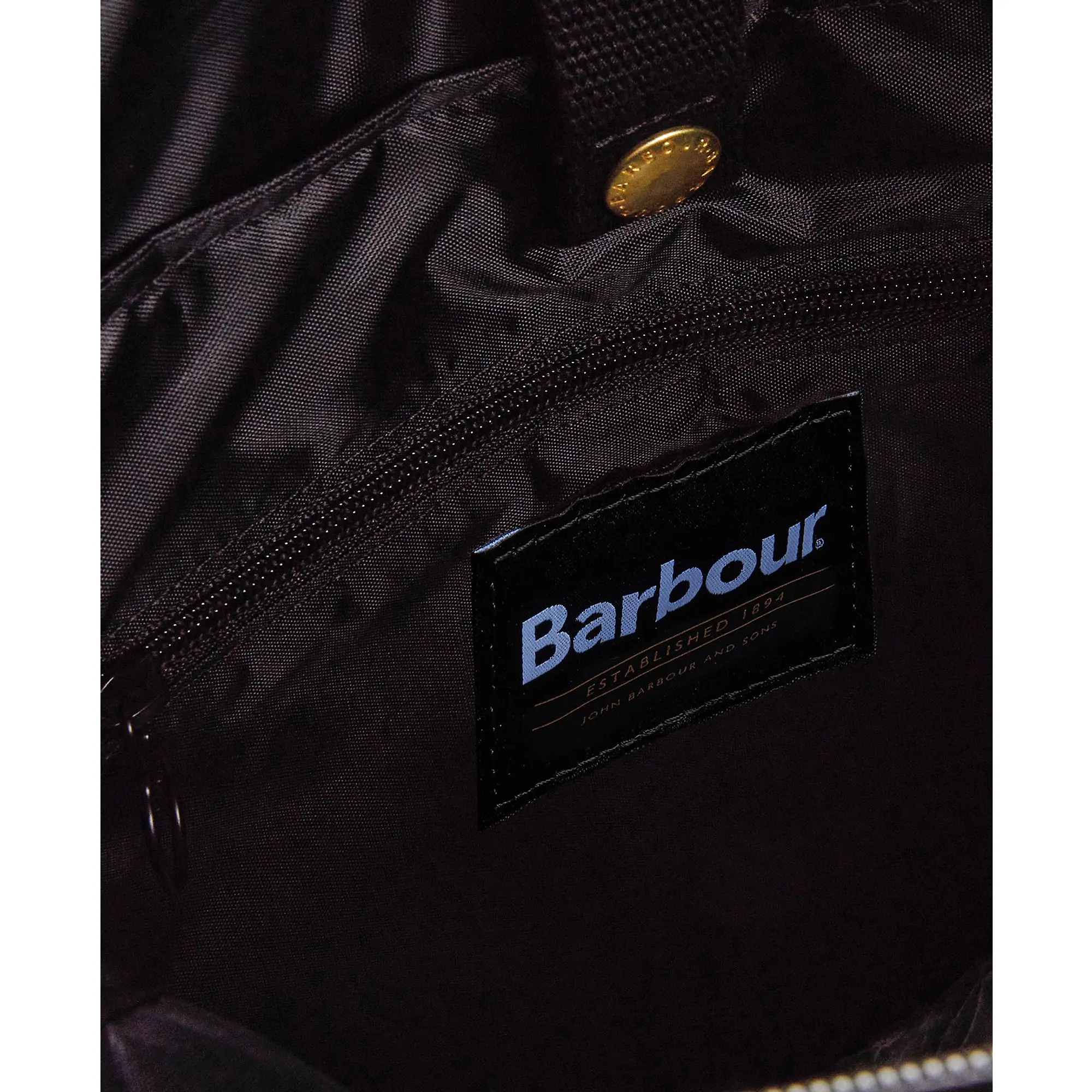 Product image 8 of 9 of Barbour Field Roll-Top Waxed Backpack - Olive/Black