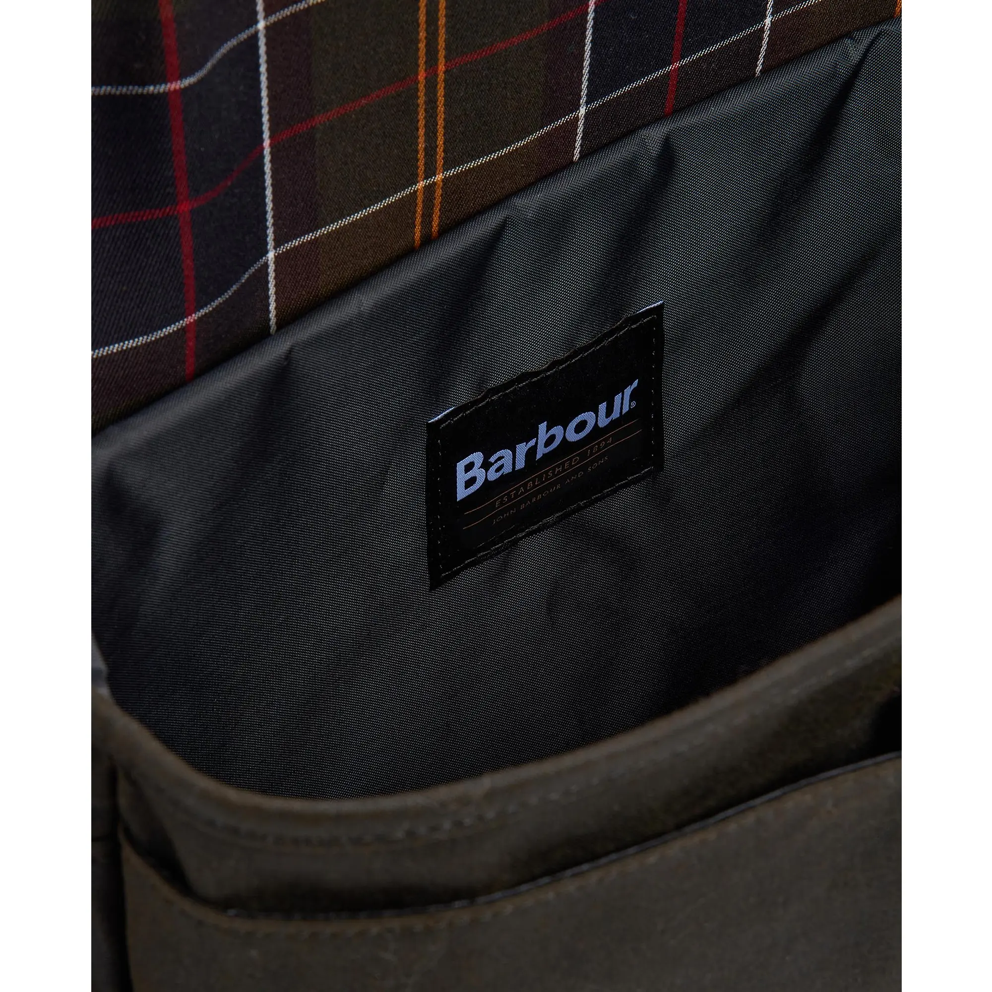 Product image 6 of 7 of Barbour Field Waxed Satchel - Olive