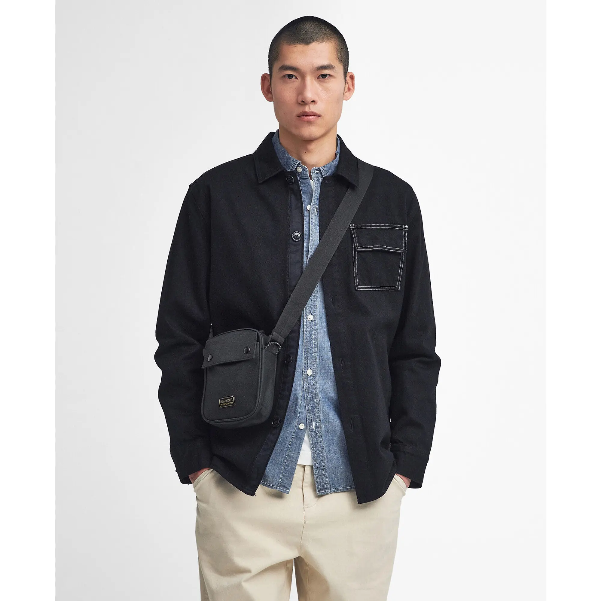 Product image 2 of 6 of Barbour International Knockhill Essential Crossbody Bag - Black