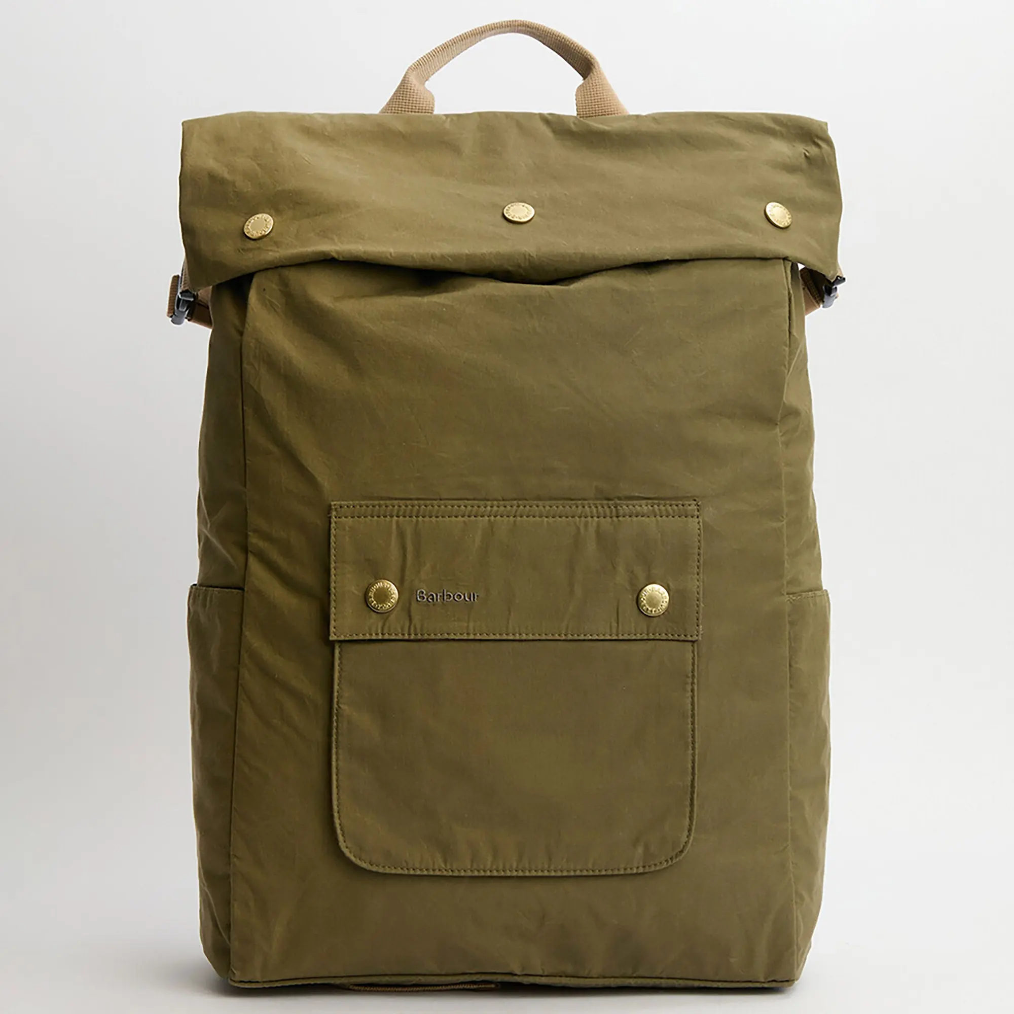 Product image 12 of 12 of Barbour Transport Foldover Backpack Bag - Dusky Green