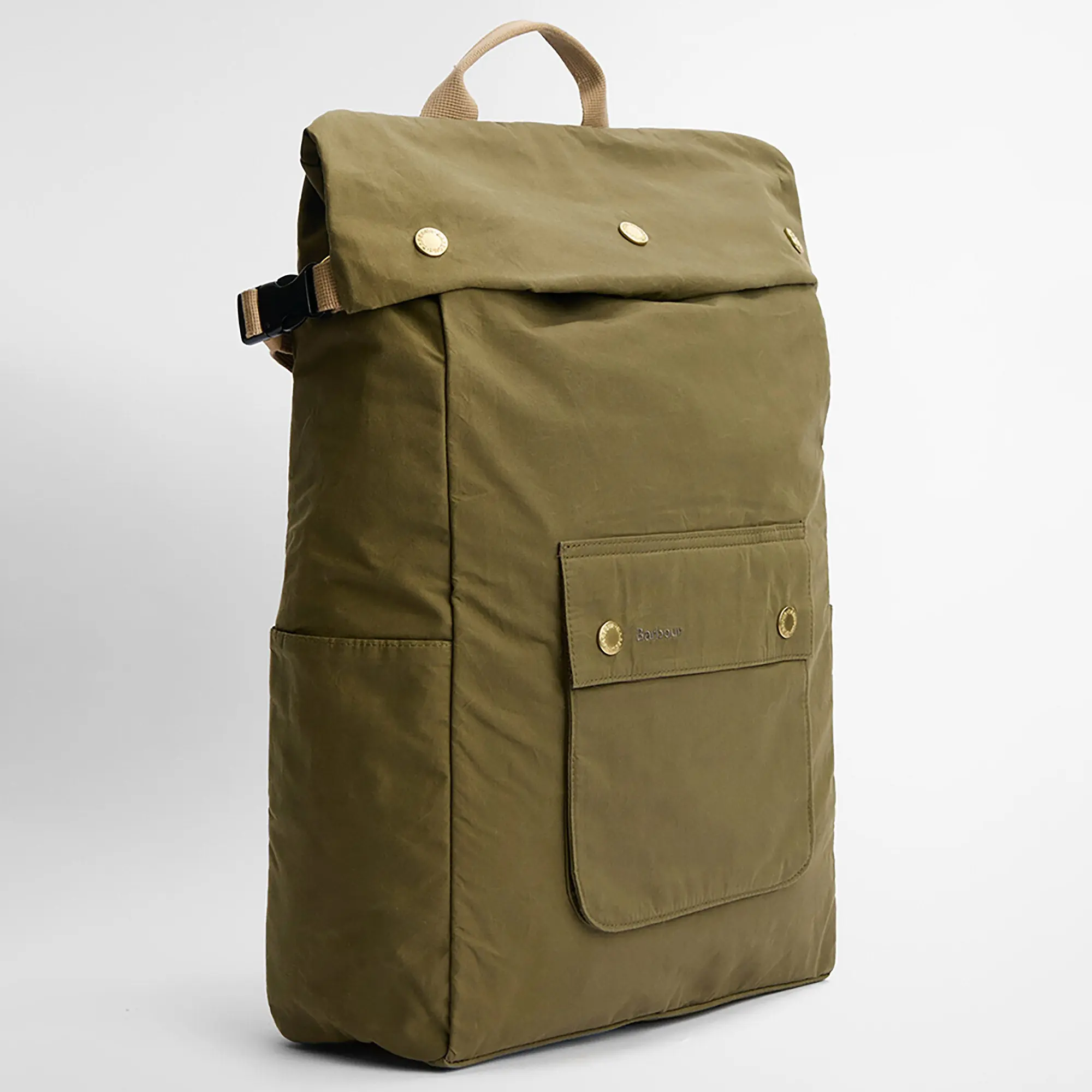 Product image 3 of 12 of Barbour Transport Foldover Backpack Bag - Dusky Green