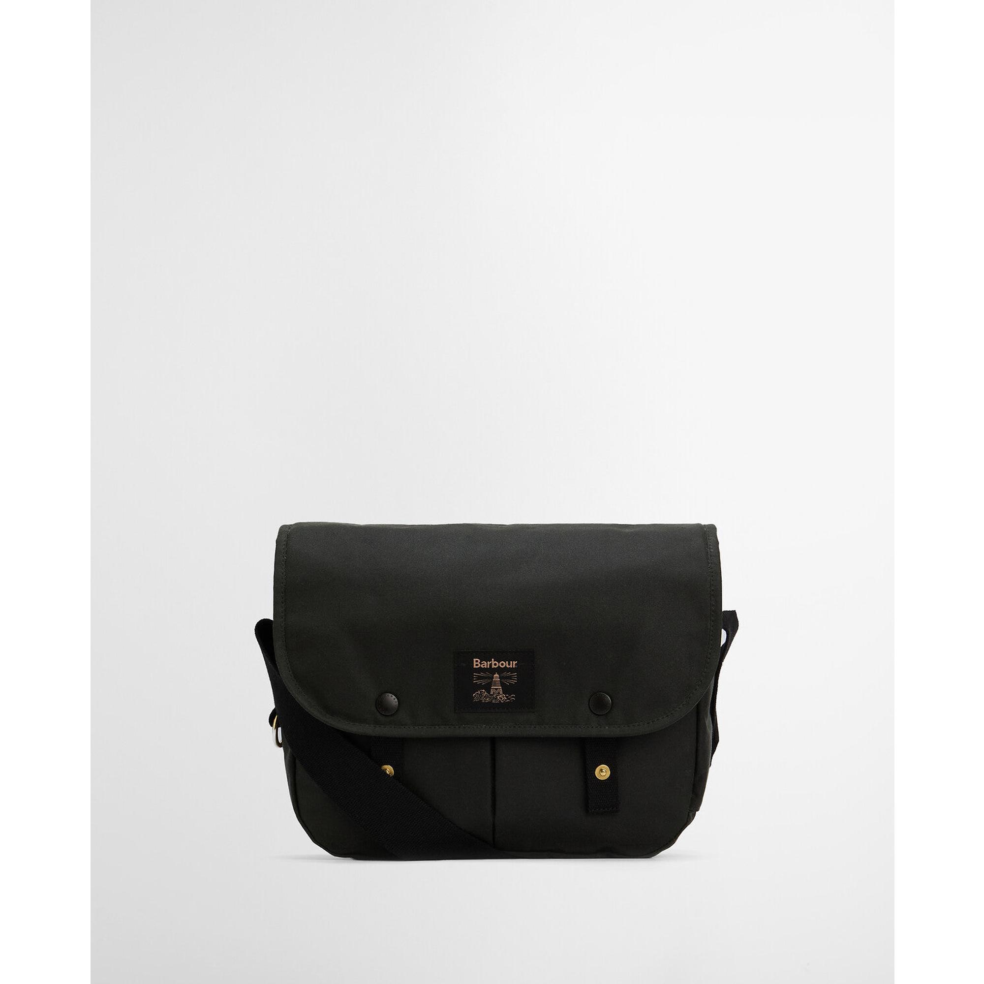Barbour Field Wax Riever Crossbody Bag - Sage | British Attire