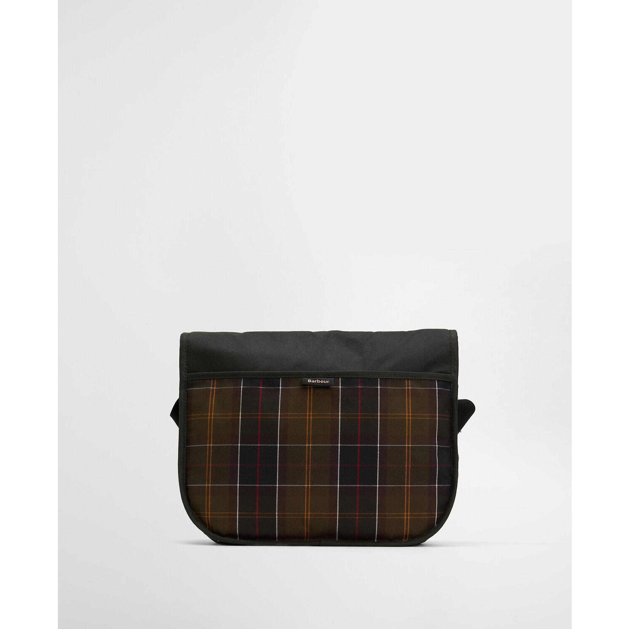 Barbour Field Wax Riever Crossbody Bag - Sage | British Attire