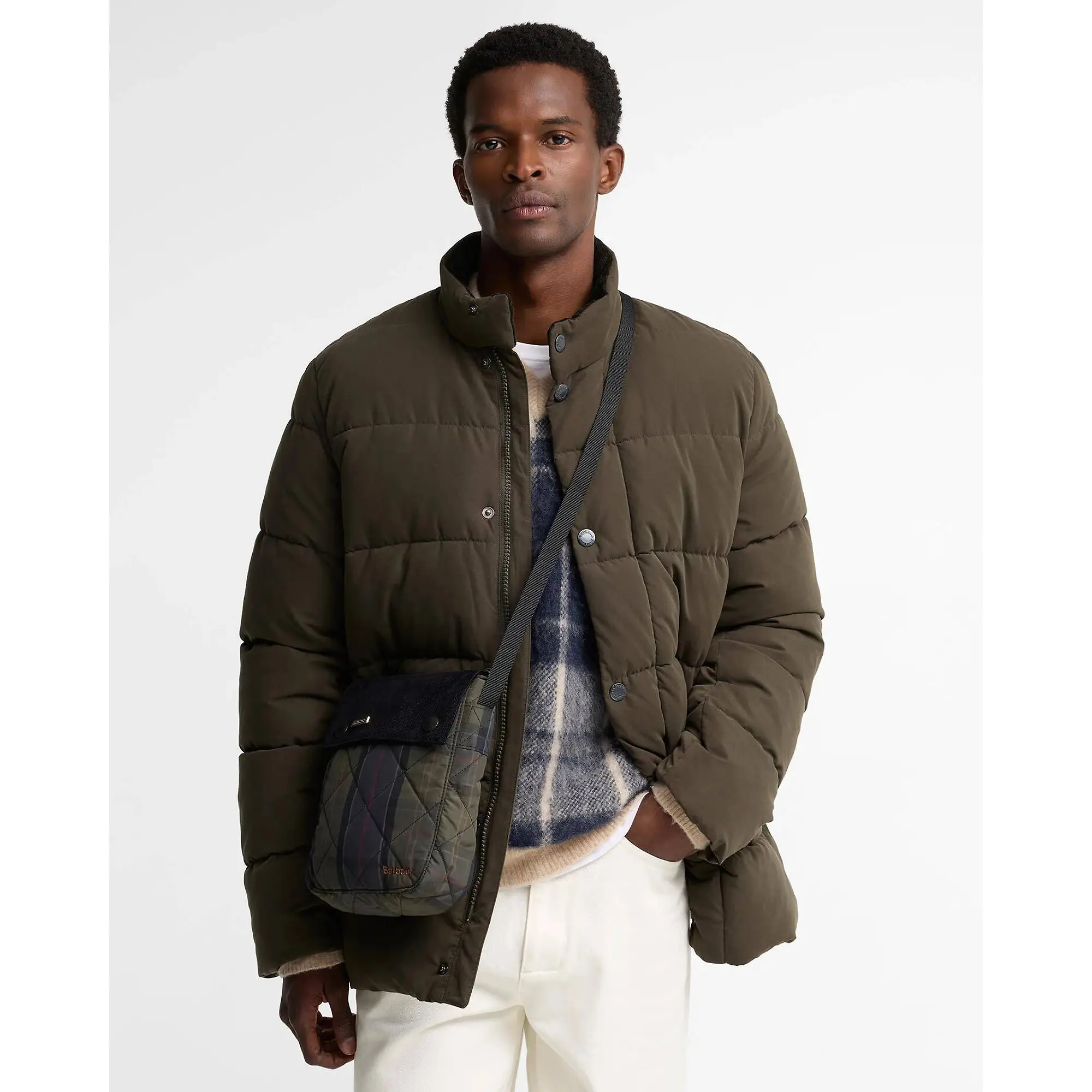 Product image 3 of 7 of Barbour Tartan Liddesdale Crossbody Bag - Shadow Classic Tartan