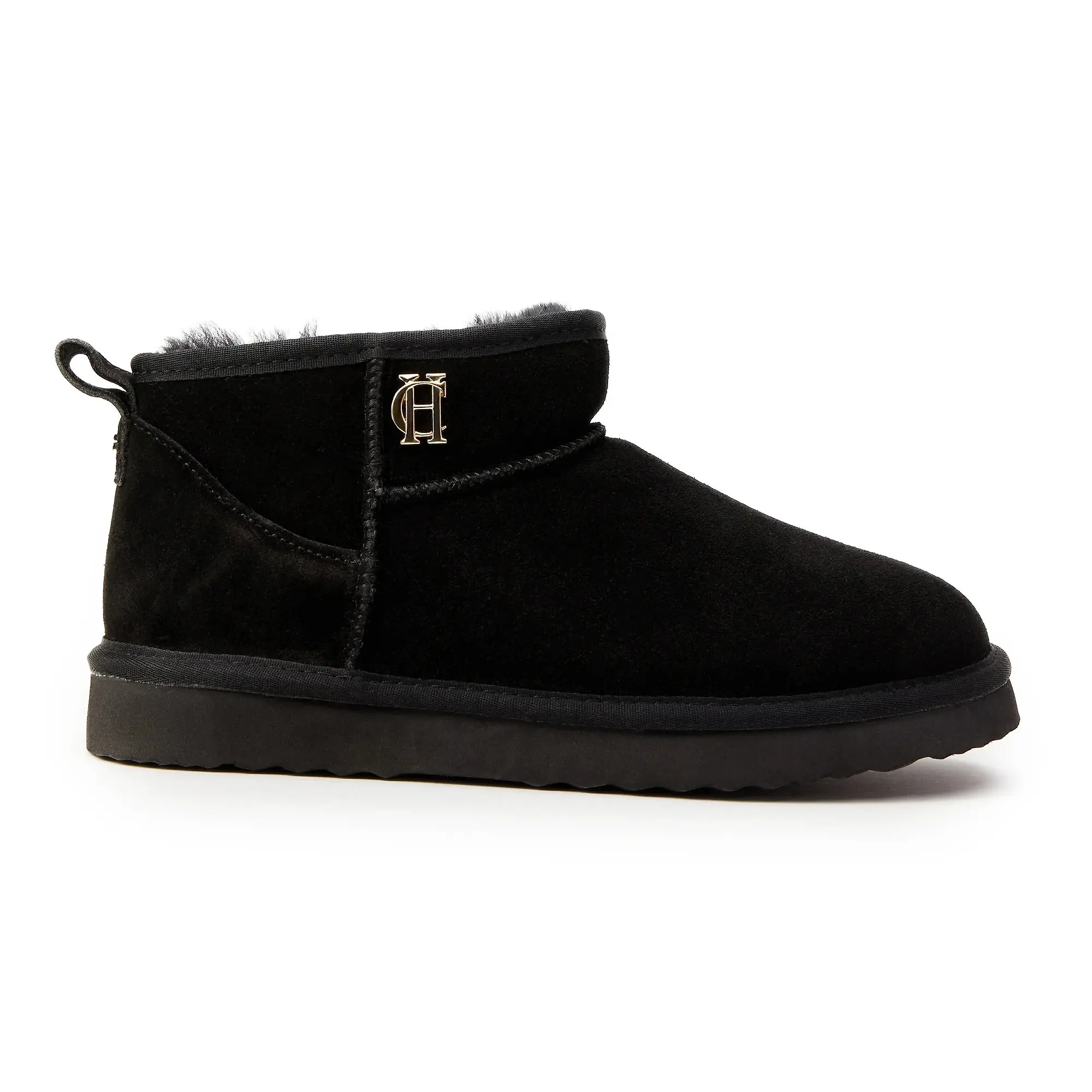Product image 1 of 6 of Holland Cooper Women's Ultra Mini Shearling Boots - Black