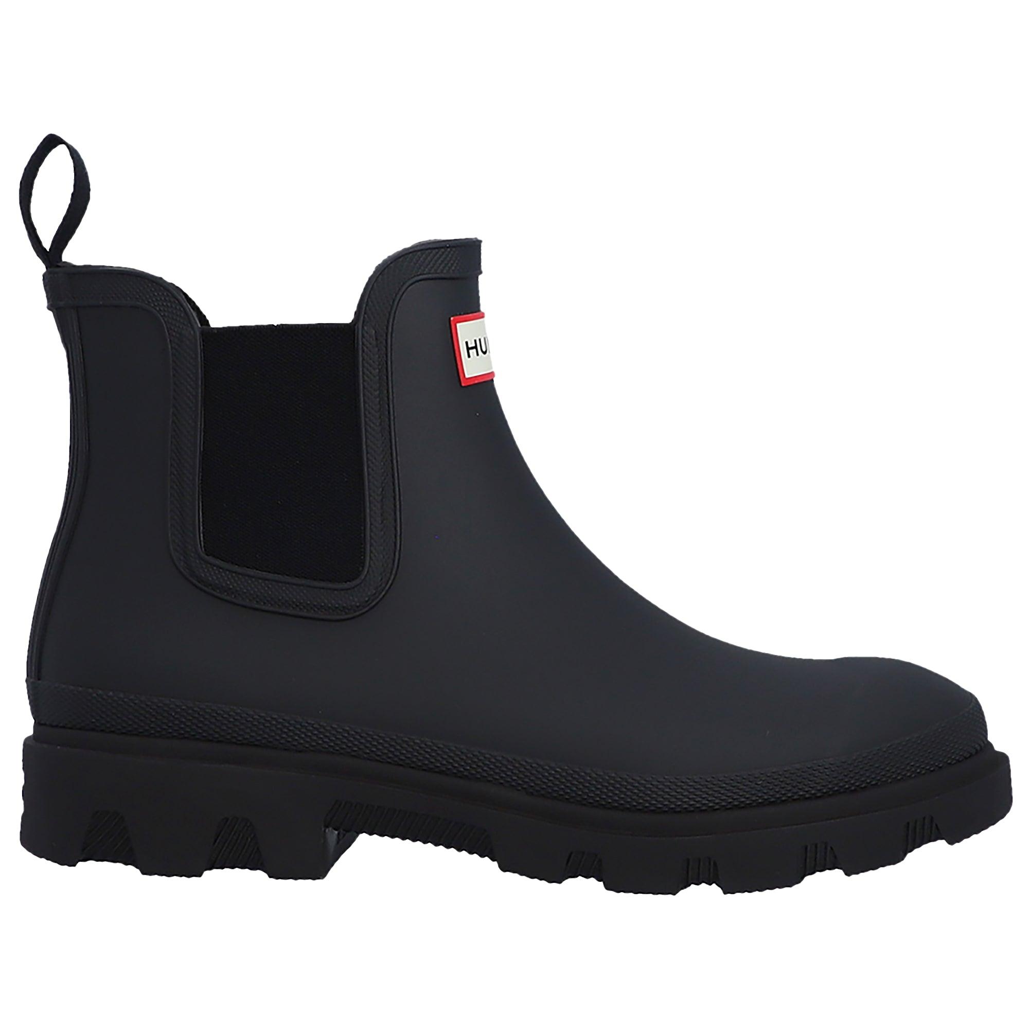 Hunter Unisex Downpour Chelsea Boots - Black | British Attire