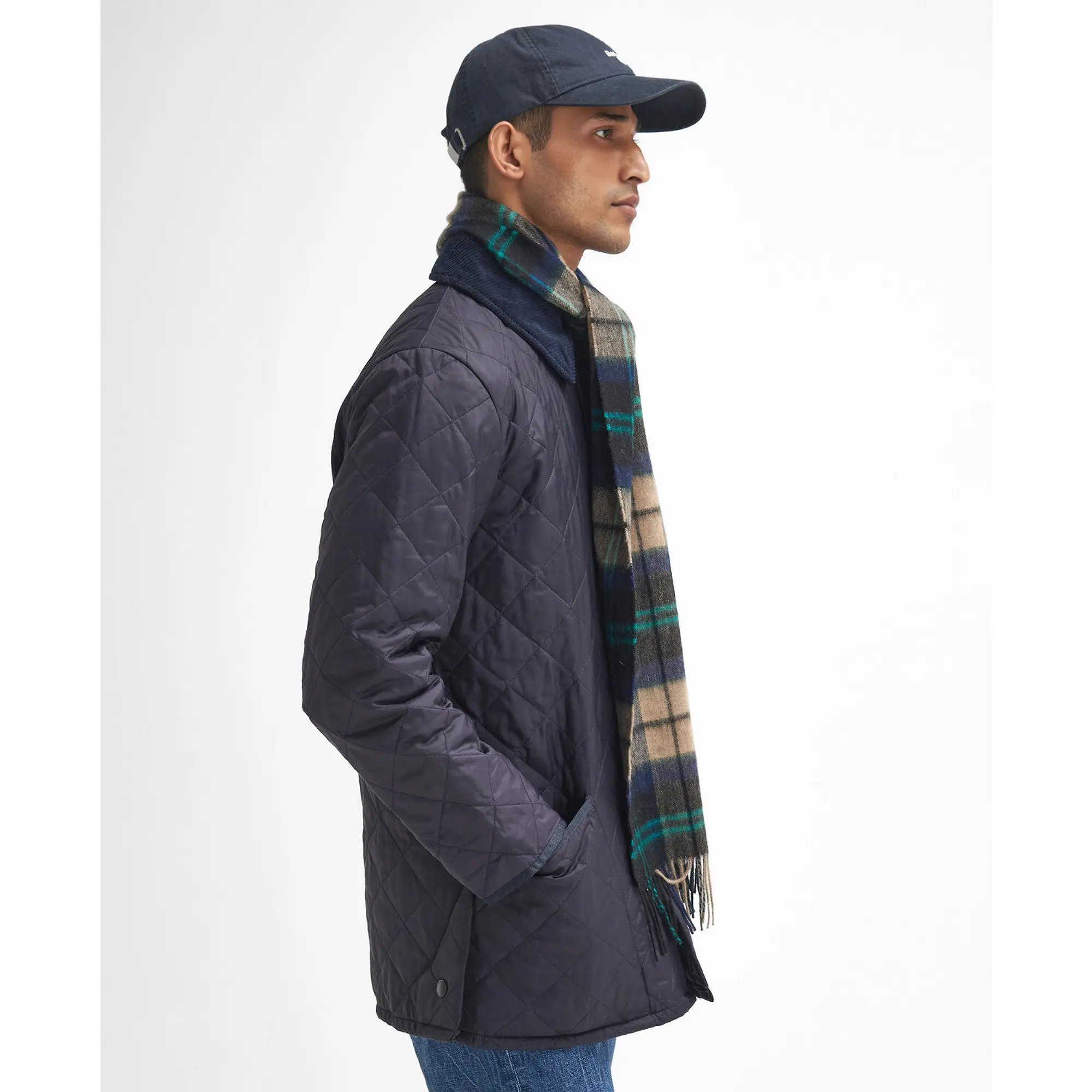 Product image 2 of 4 of Barbour Wool/Cashmere Tartan Scarf - Green Loch