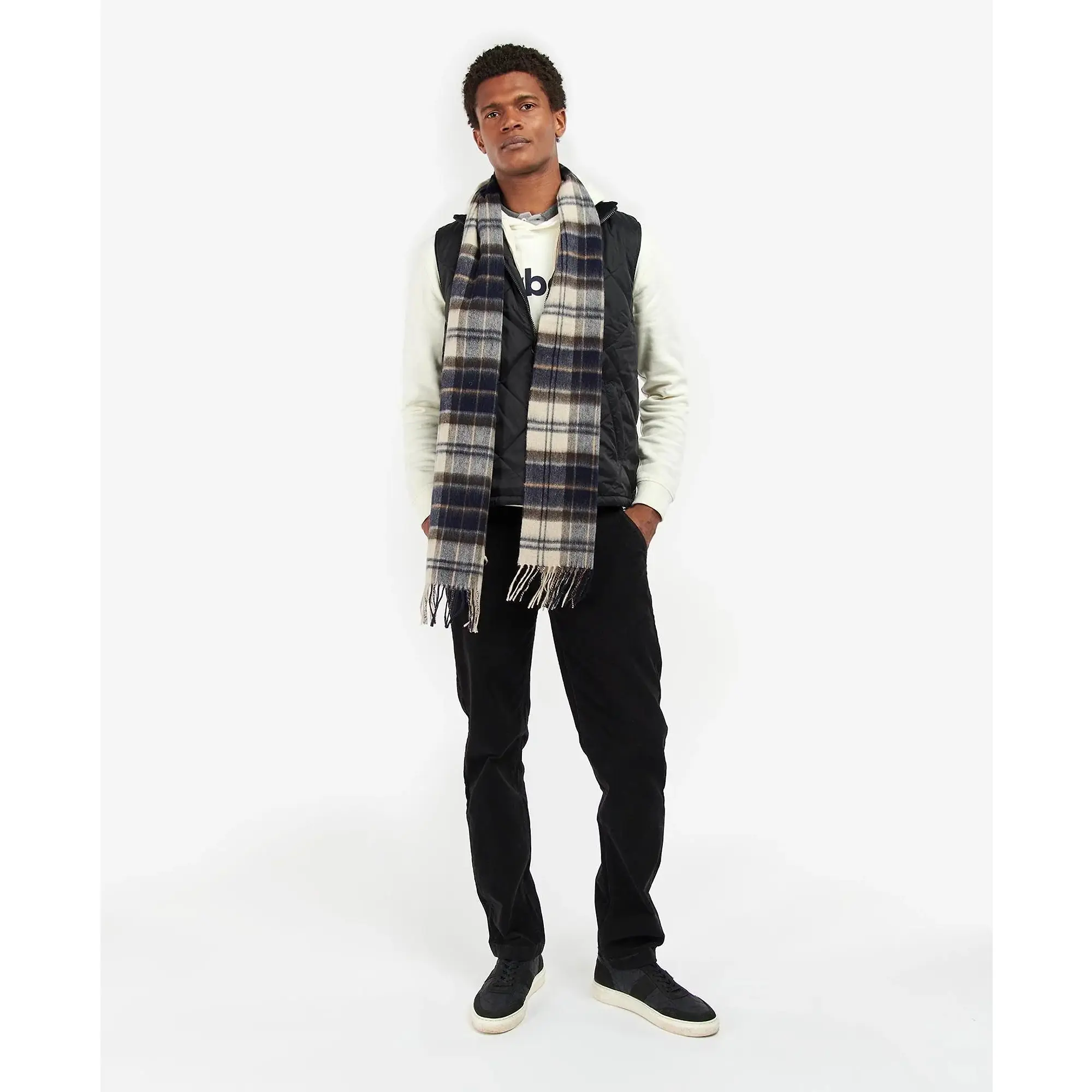 Product image 3 of 5 of Barbour Wool/Cashmere Tartan Scarf - Autumn Dress Tartan
