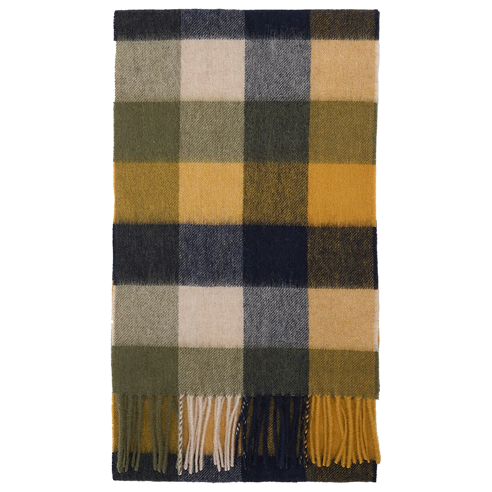 Product image 1 of 8 of Barbour Large Tattersall Scarf - Forest Mist