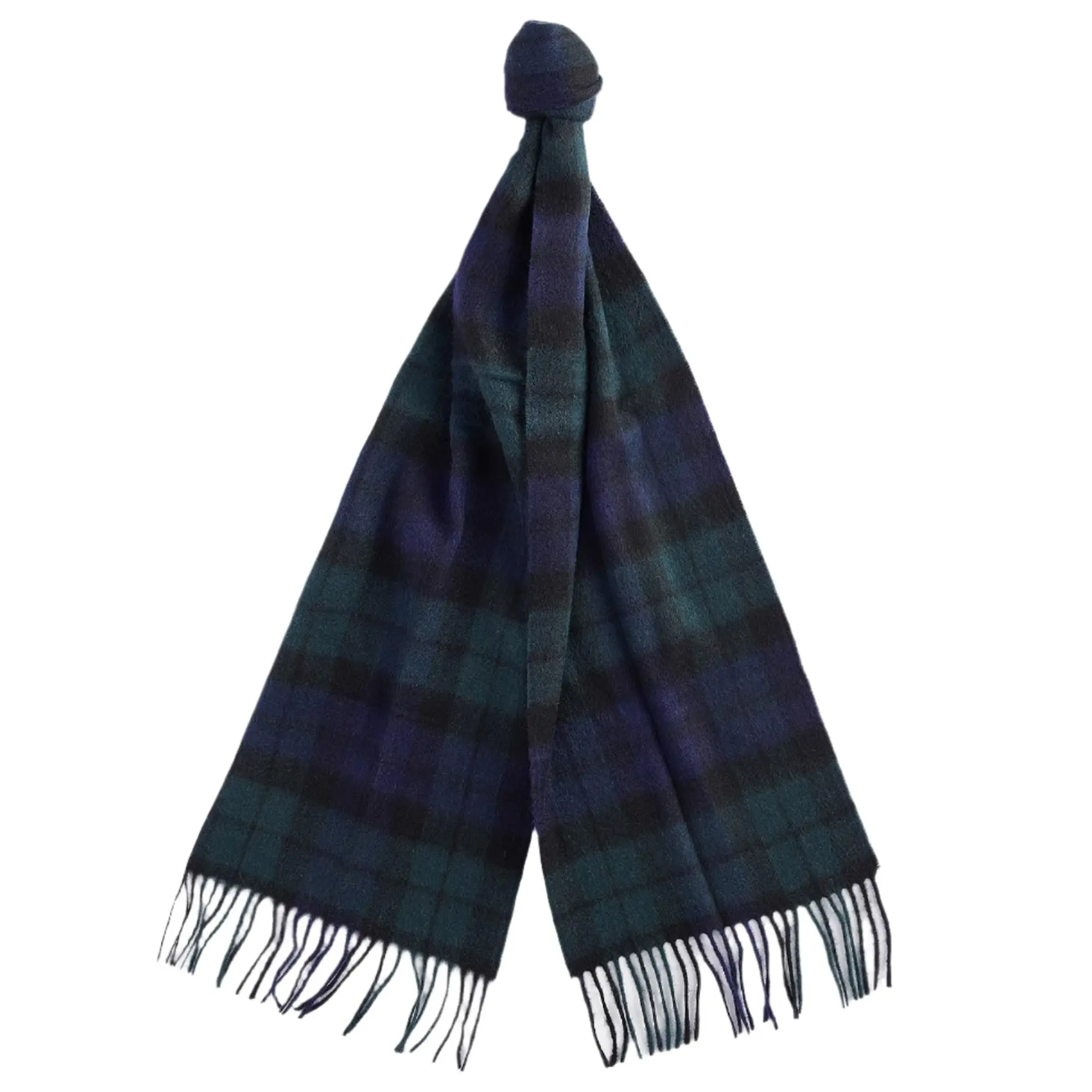 Product image 1 of 5 of Barbour New Check Tartan Scarf - Lambswool & Cashmere Mix - Black Watch